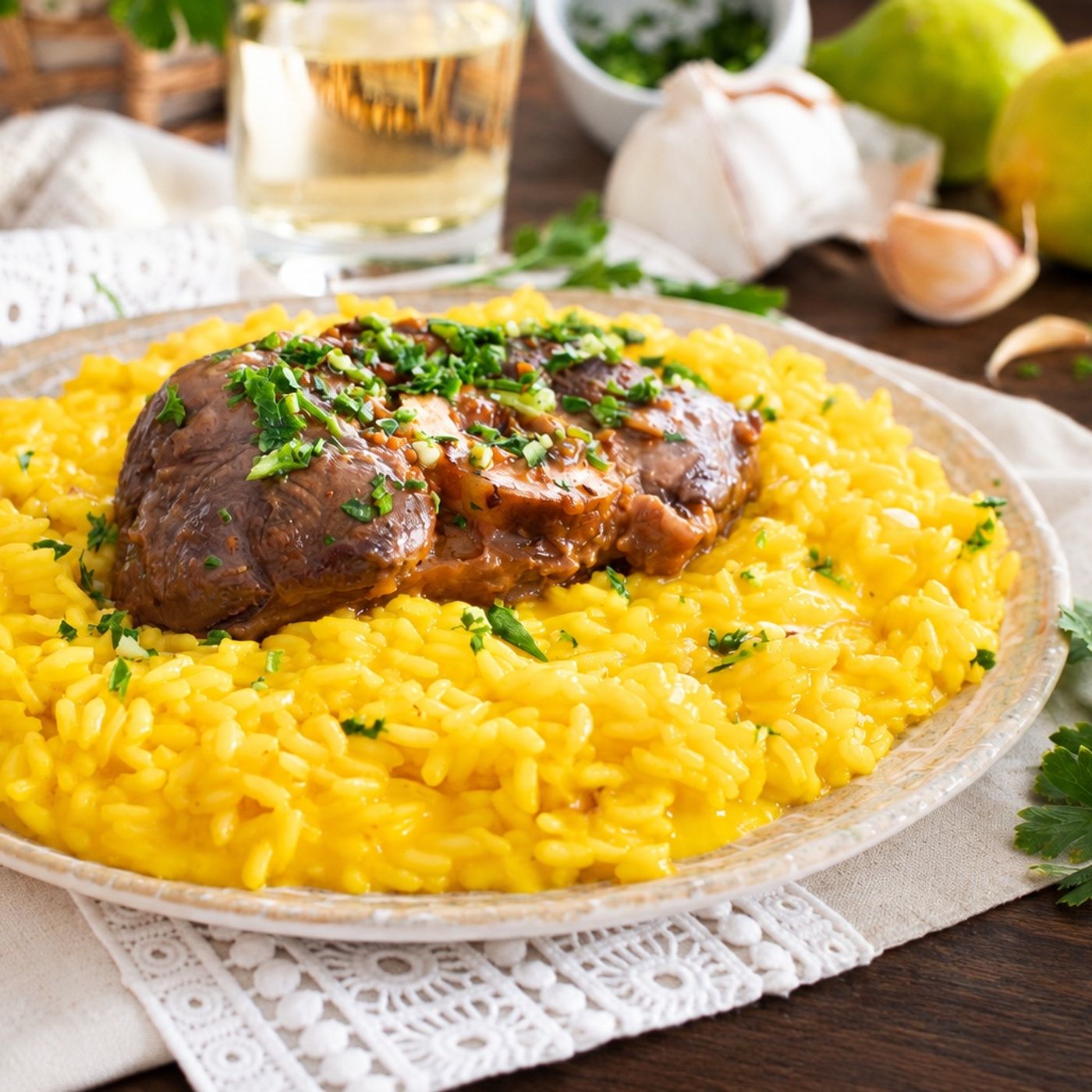 Ossobuco alla milanese con risotto allo zafferano episode artwork