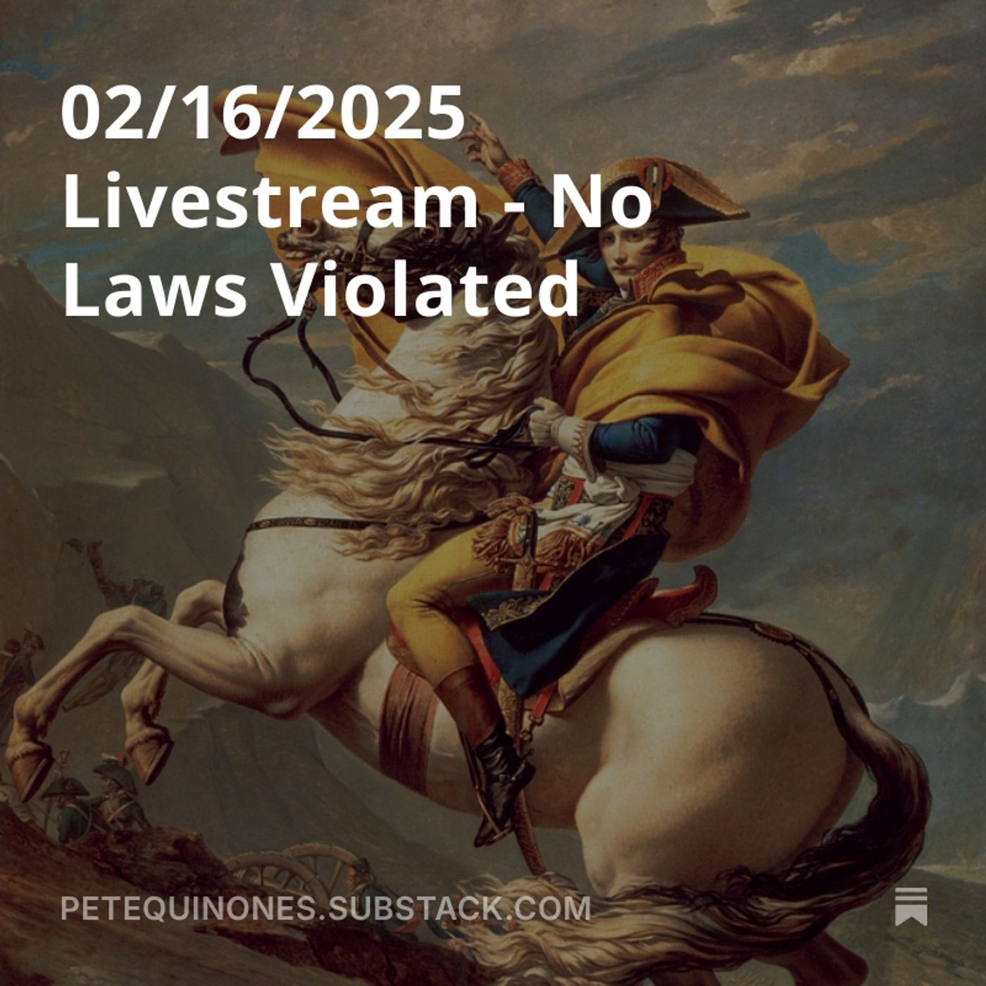 02/16/2025 Livestream - No Laws Violated