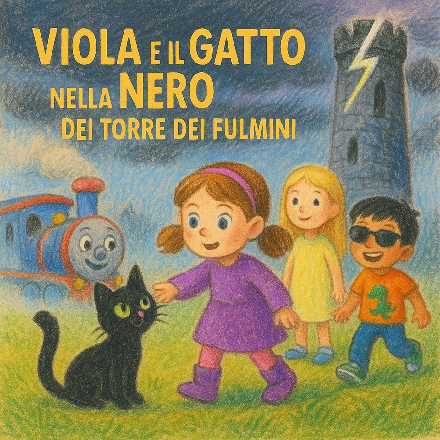 Viola e il Gatto Nero nella Torre dei Fulmini