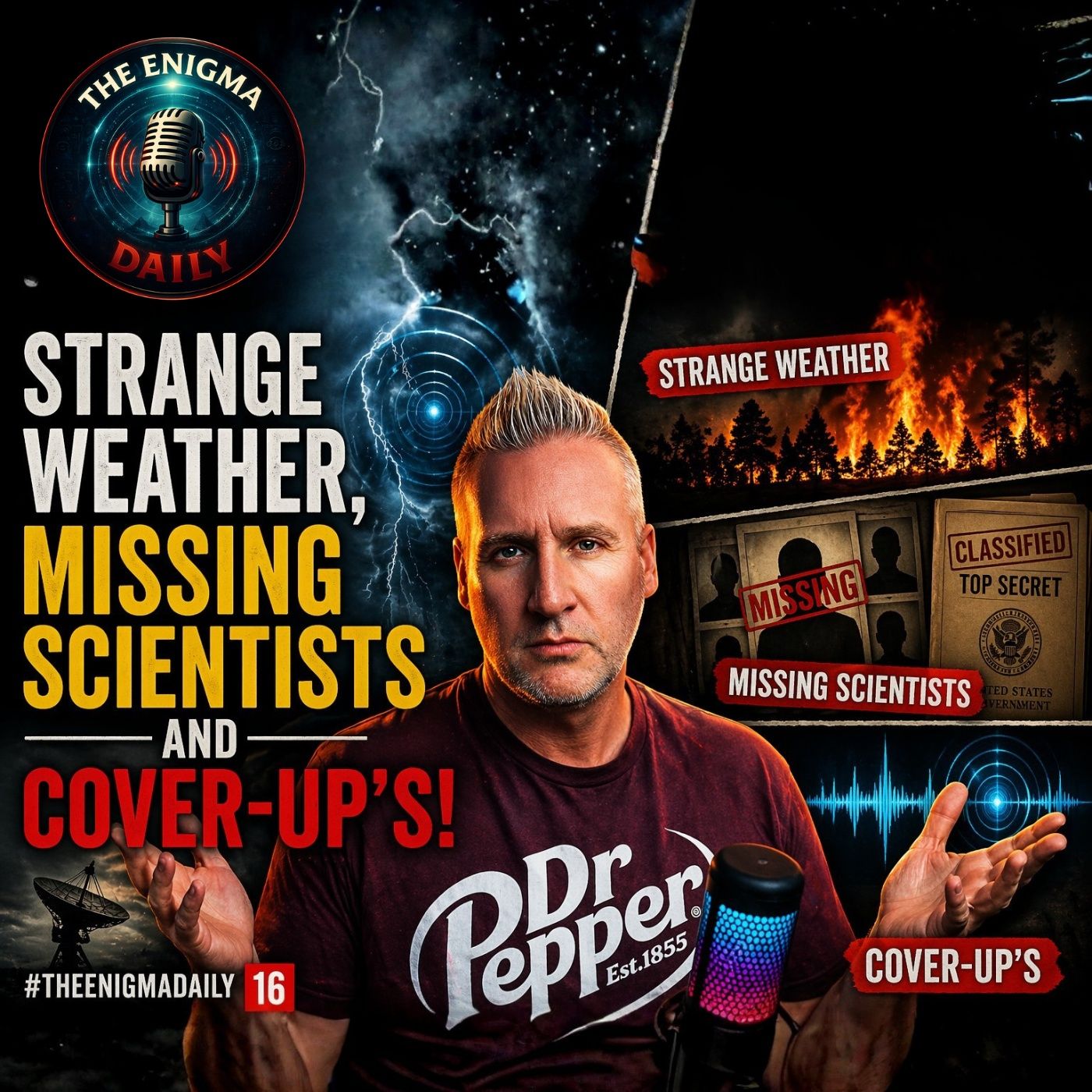 Strange Weather, Missing Scientists and Cover-Up's! — The Enigma Daily cover
