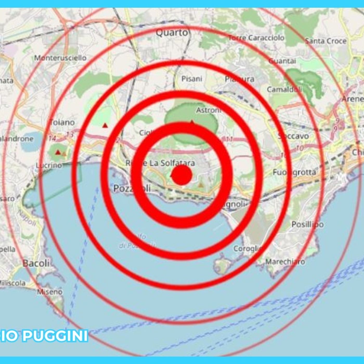 Terremoto 2.4 Campi Flegrei - Vulcano Puzzuoli - Napoli | Nuovo Sciame Sismico in corso 07.04.2025 episode artwork