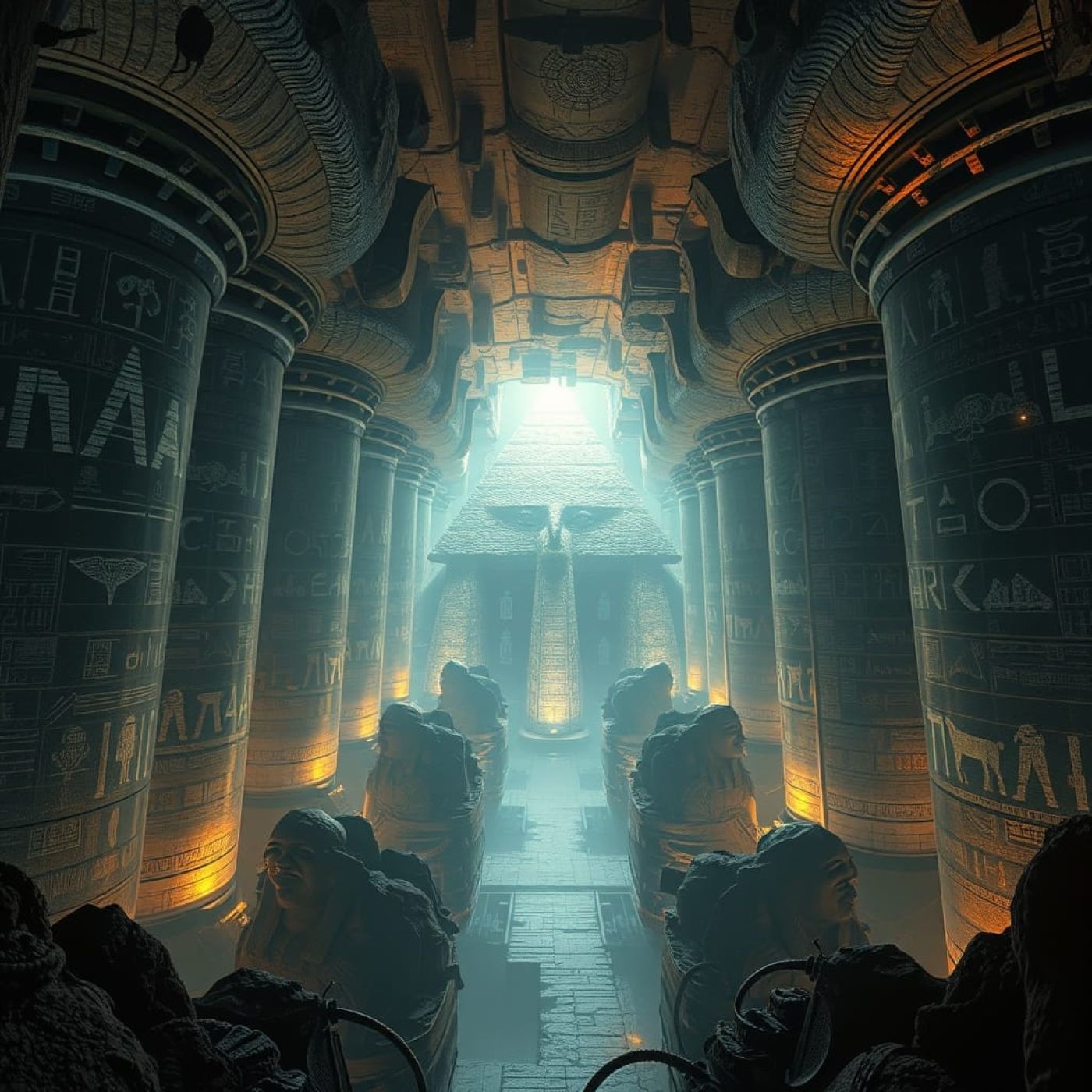 Episodio 136 - ÚLTIMA HORA sobre un hallazgo bajo las pirámides de Giza. Caminos subterráneos y estructuras cilíndricas. episode artwork