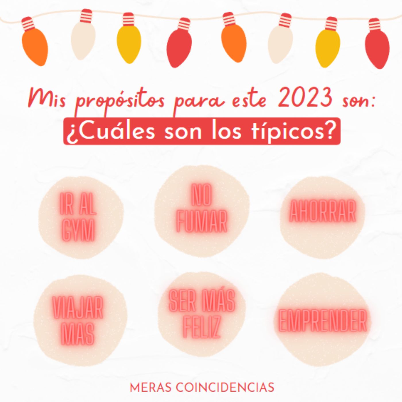 Meras coincidencias