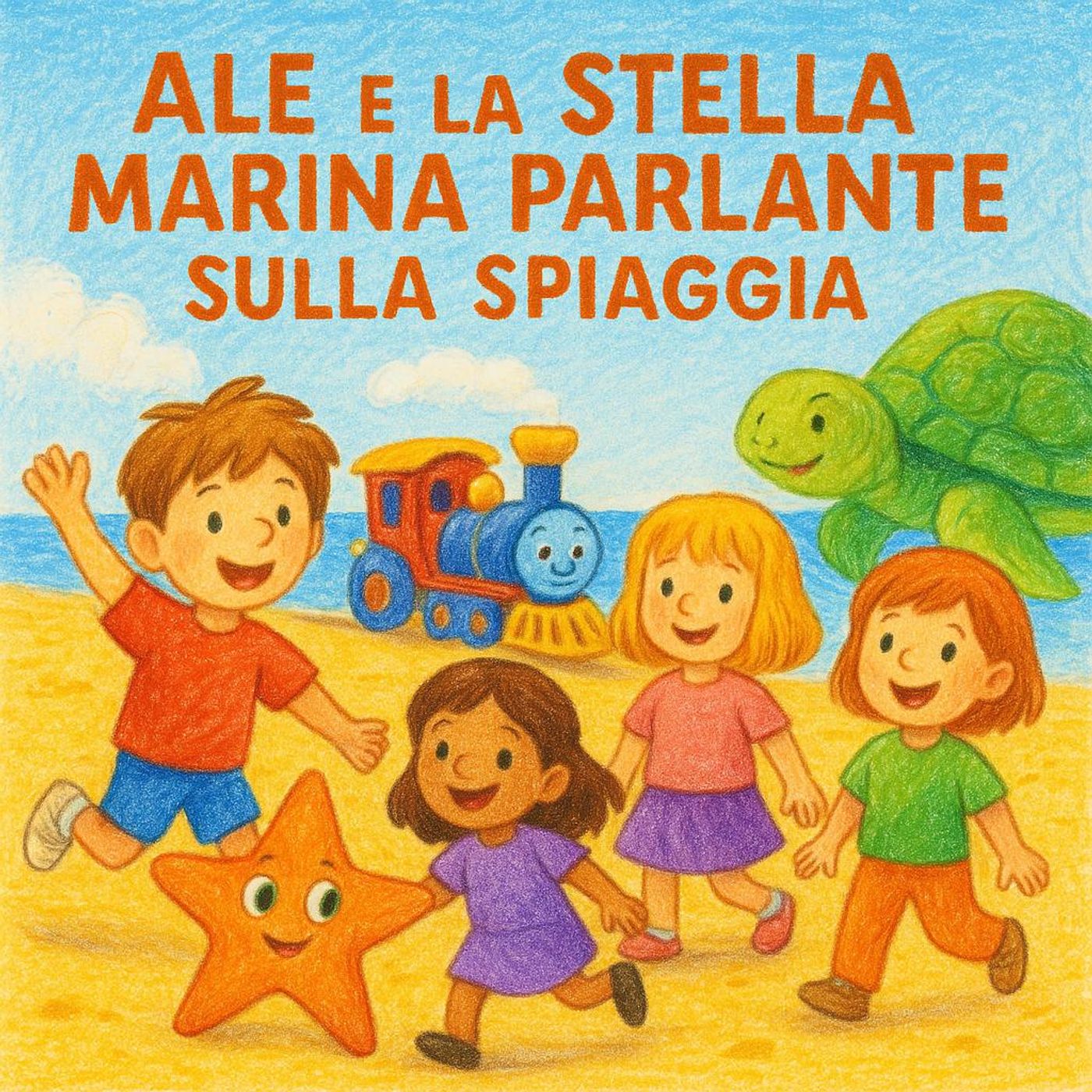 Ale e la Stella Marina Parlante sulla Spiaggia