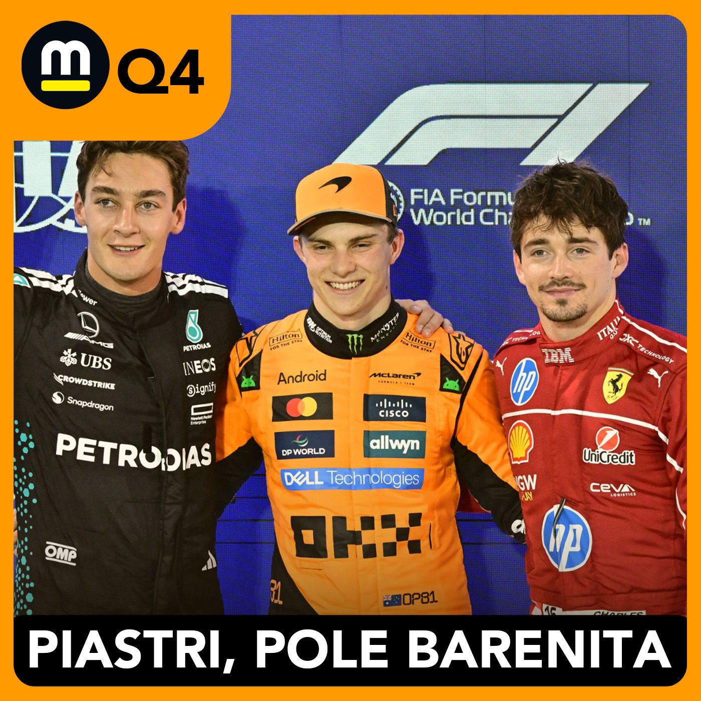 Piastri pole, Russell punido, Leclerc sobe para 2º! Norris só 6º, Max 7º, BORTOLETO 18º. Hamilton 9º | Q4 episode artwork