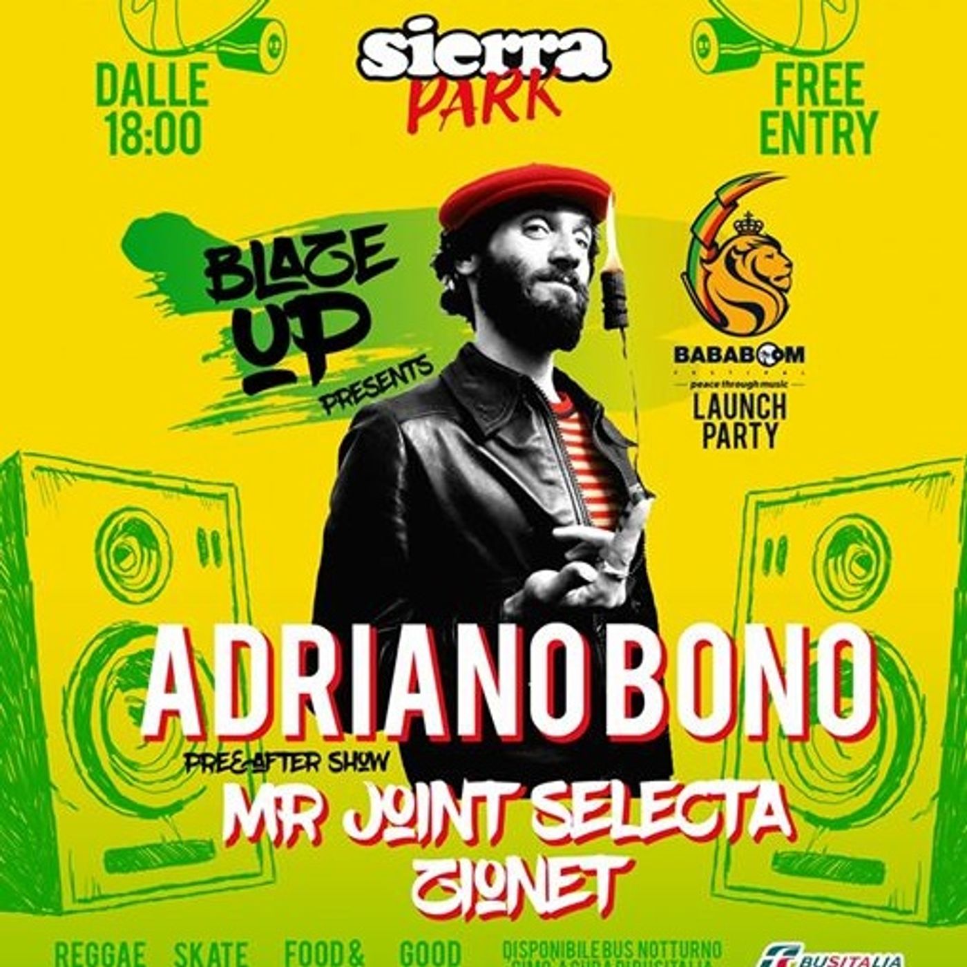 Adriano Bono x #Blazeup live Sierra Park Perugia