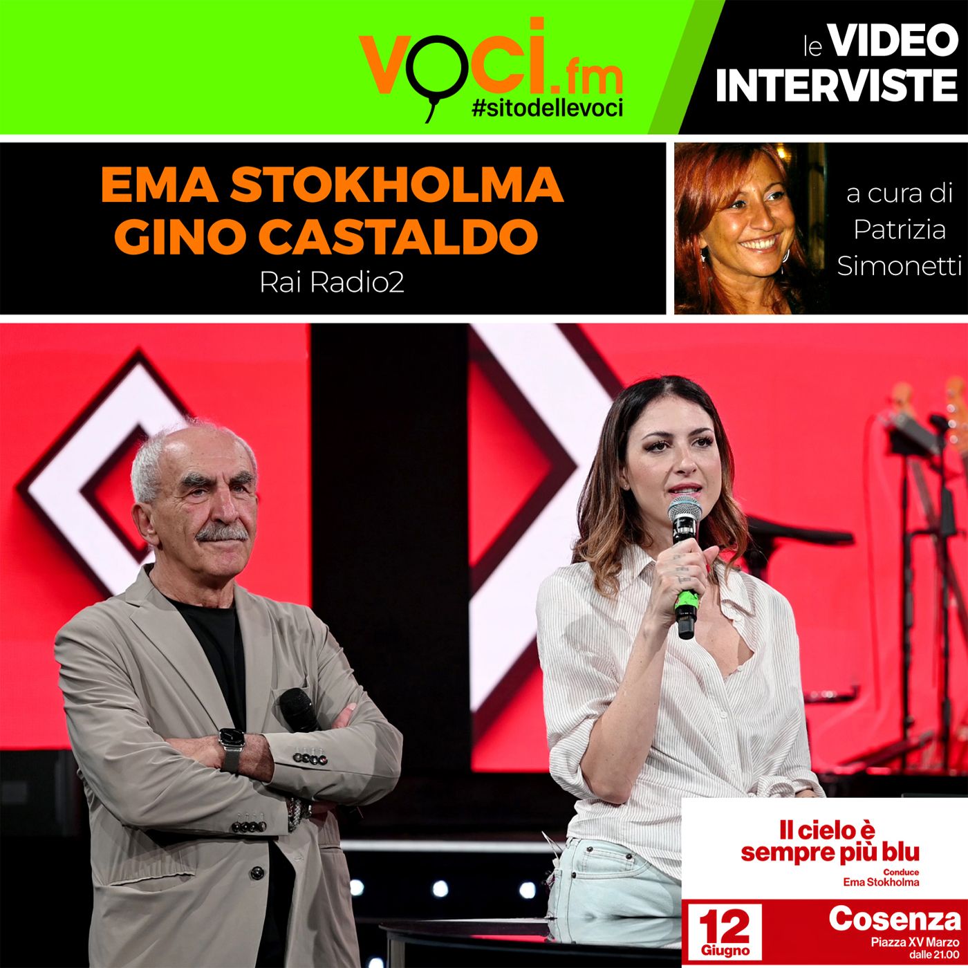 Ema Stokholma e Gino Castaldo su VOCI.fm - clicca play e ascolta l'intervista episode artwork