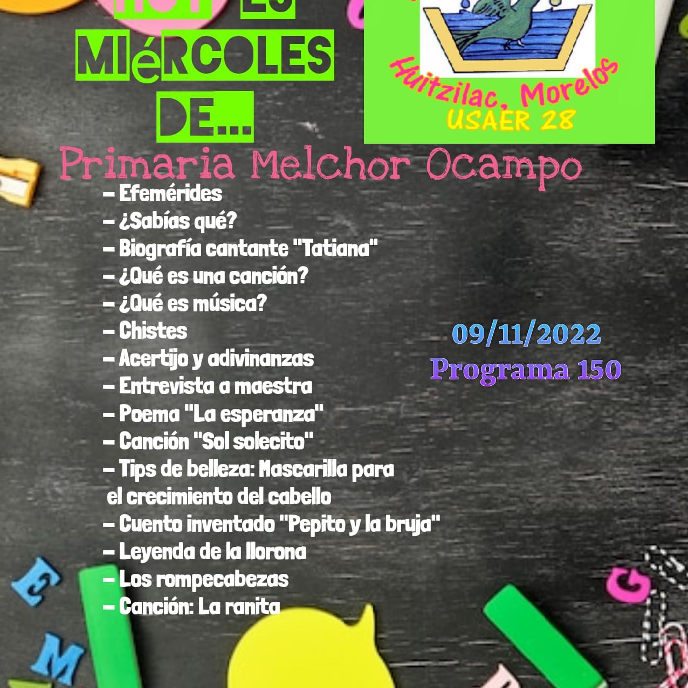 Radio Escolar Huitzilac, Morelos.