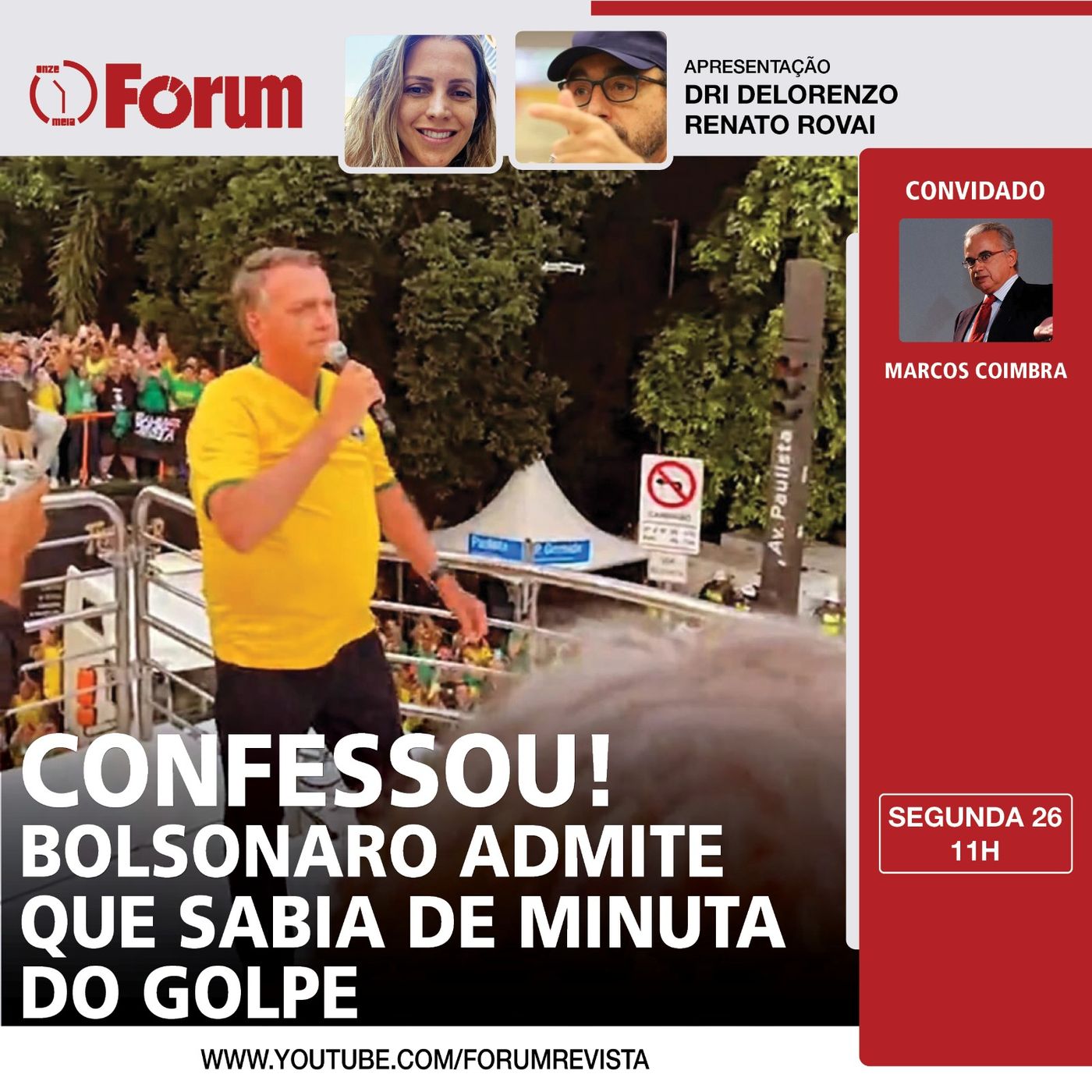 Bolsonaro assume minuta do golpe na Paulista e PF vê "admissão de culpa" episode artwork