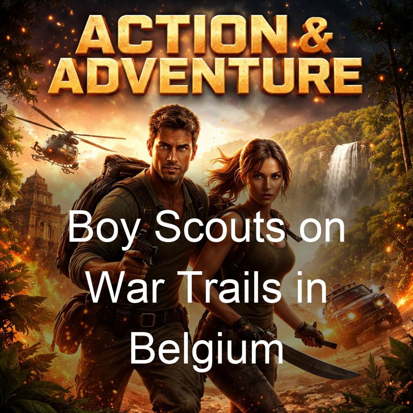 Boy Scouts on War Trails in Belgium