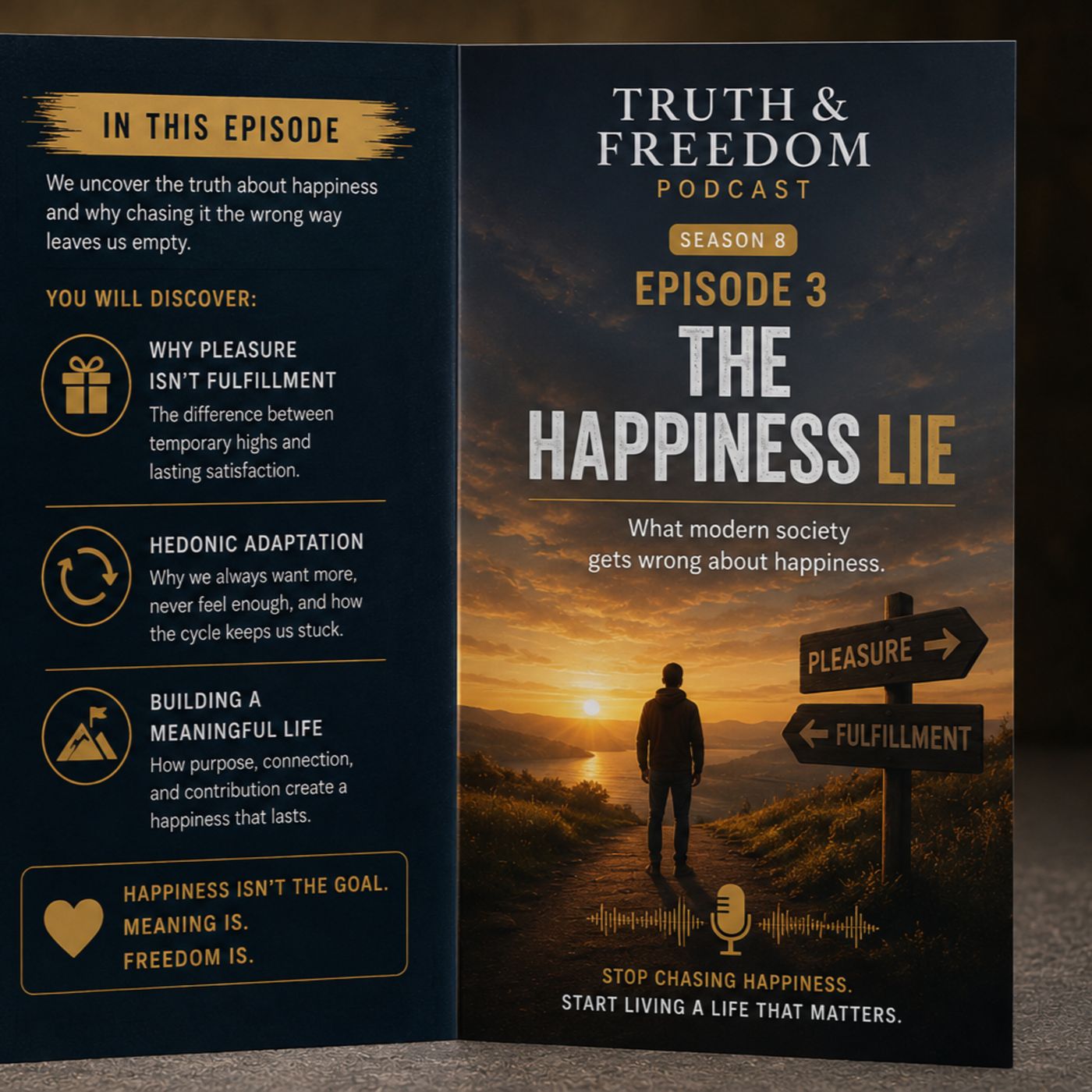 Truth & Freedom Podcast: S 8 Ep 3-The Happiness Lie episode artwork