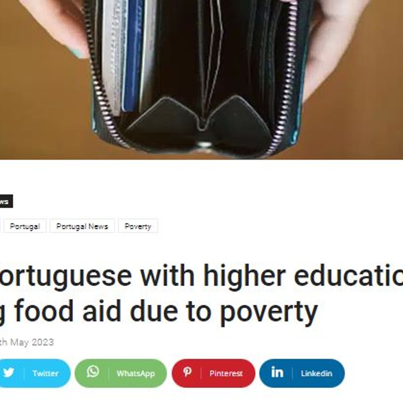Highy educated and hungry in Portugal - What a sad sign of the times and indictment of modern life episode artwork