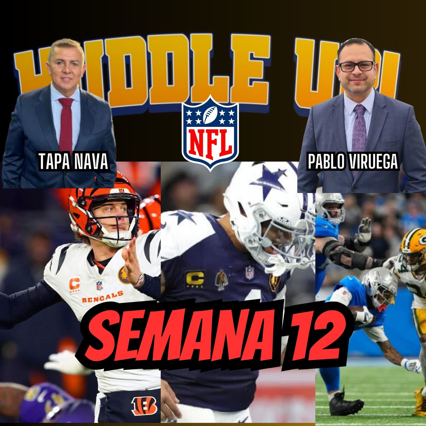 #HuddleUP Semana 13 #NFL @TapaNava @PabloViruega #HuddleUP Semana 13 #NFL @TapaNava @PabloViruega