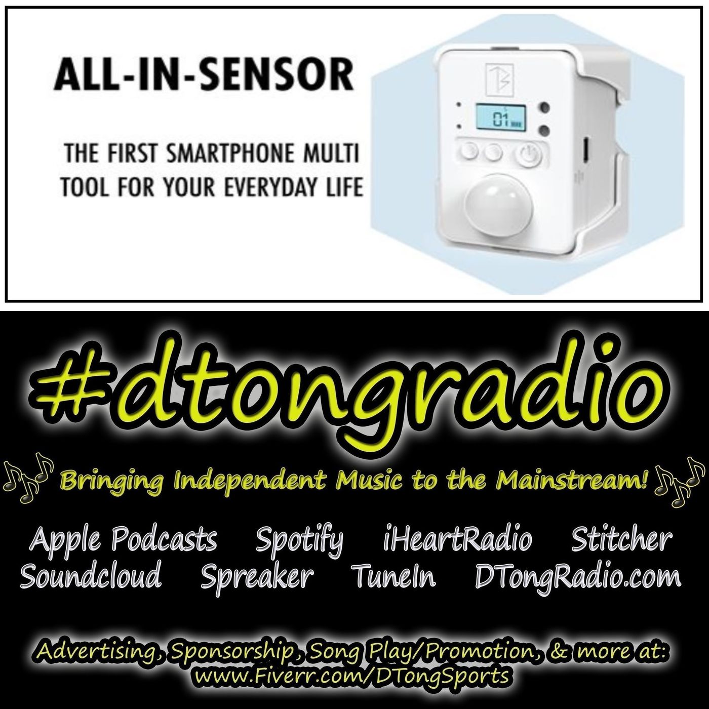 #NewMusicFriday on #dtongradio - Powered by All-In-Sensor: Smart Home & Security episode artwork