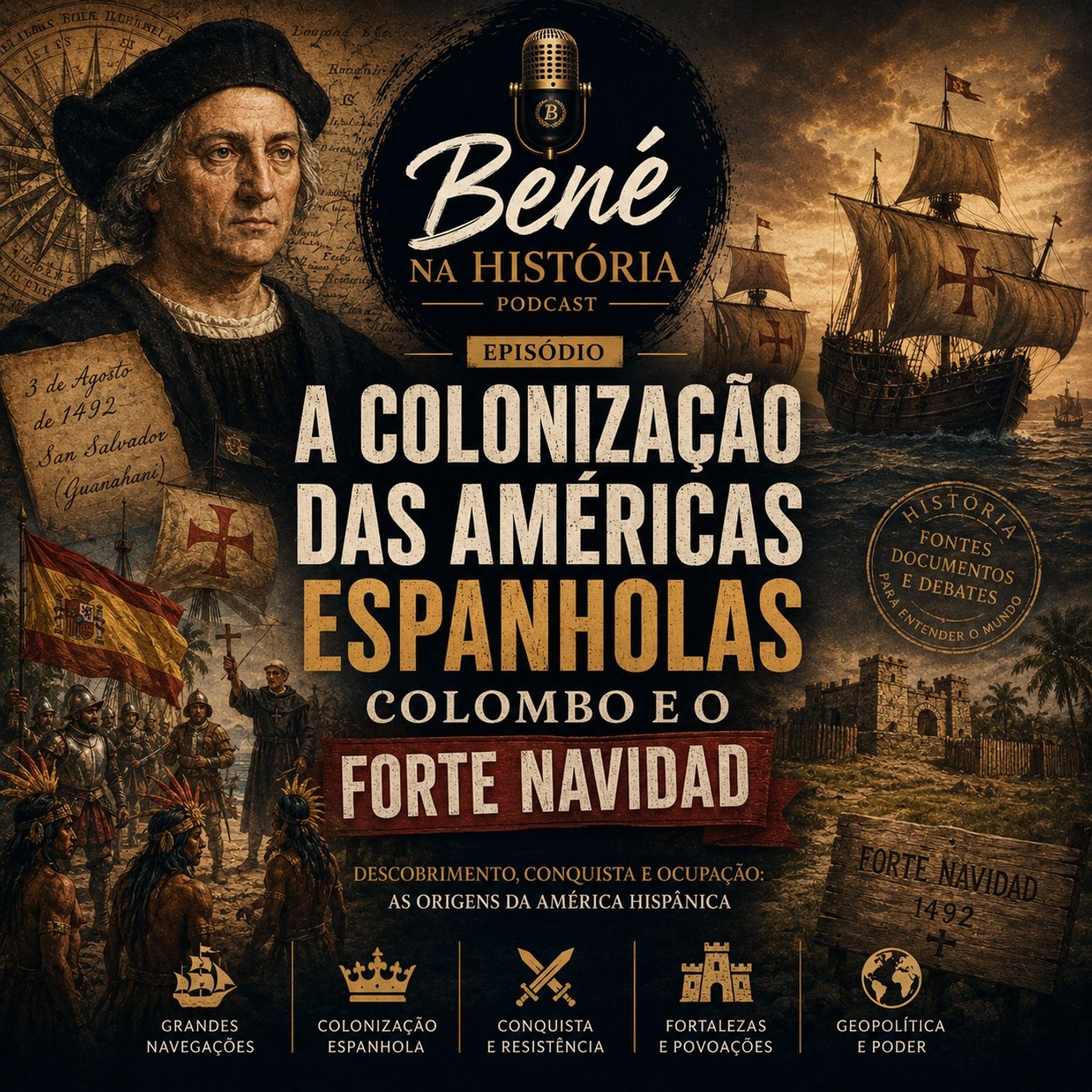 A primeira viagem de Colombo. O processo de dominação e terror na América Espanhola. episode artwork