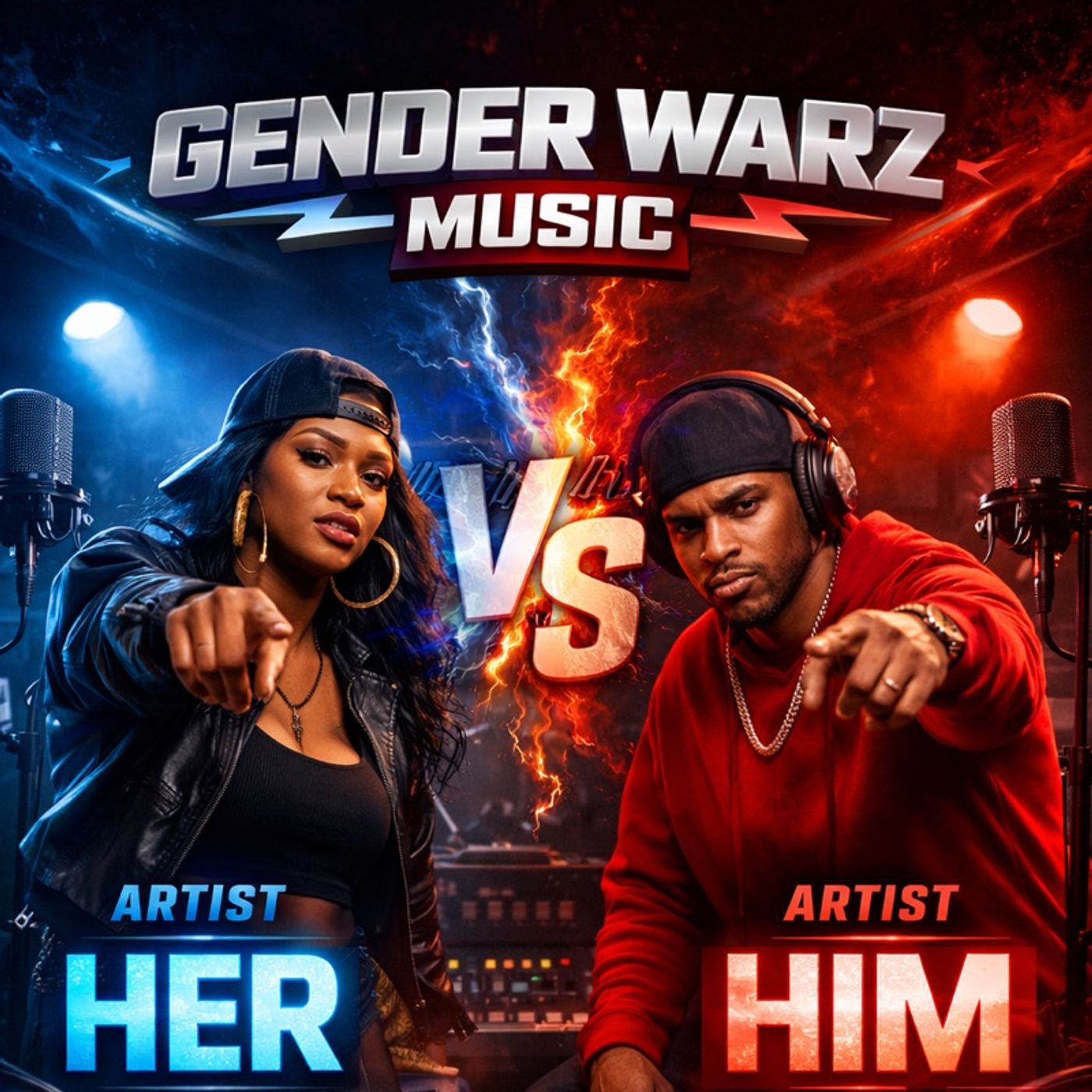 GENDER WARZ MUSIC: HER VS HIM — THE ULTIMATE STUDIO BATTLE