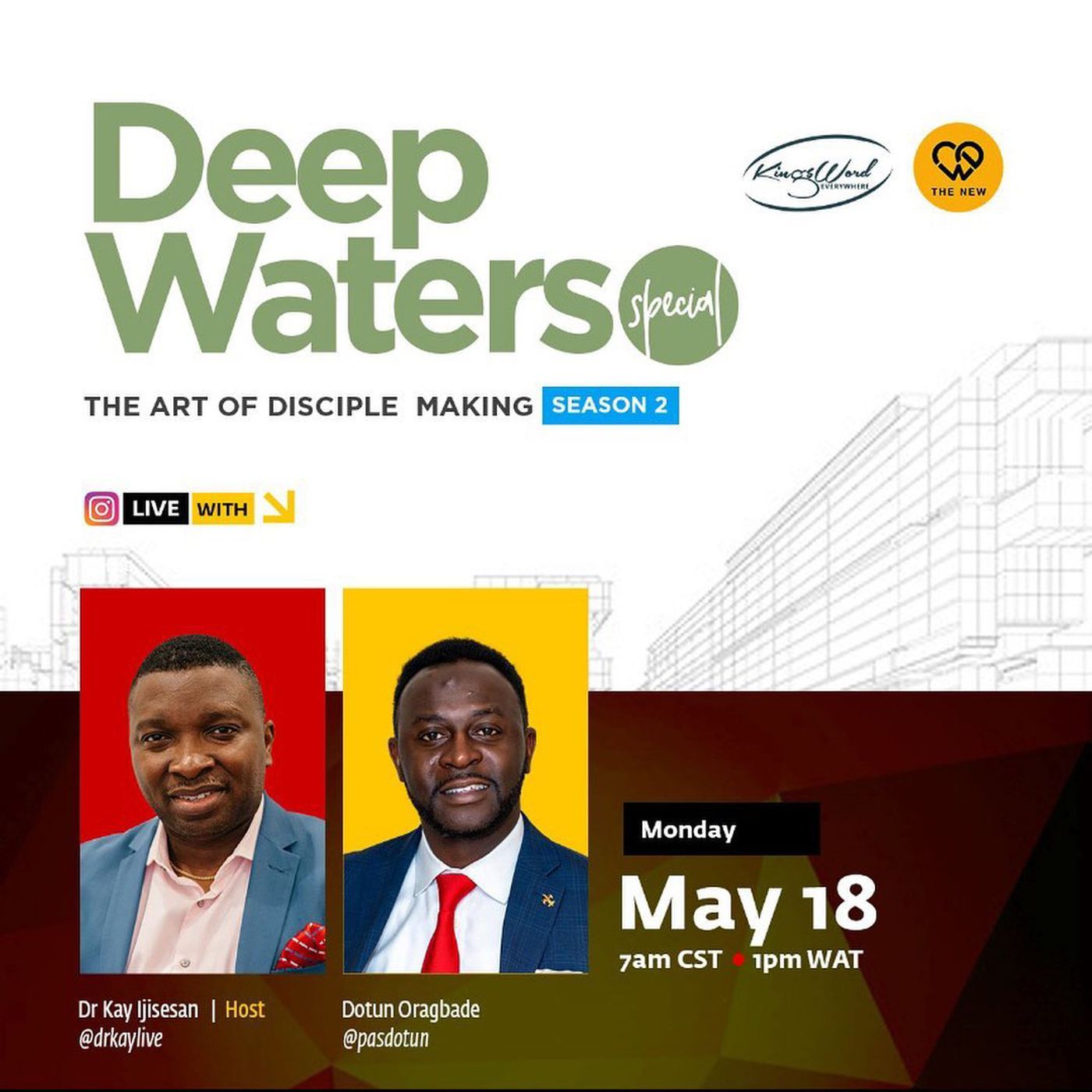Art of Disciple Making S2 E1 - Dr Kay Ijisesan with Pastor Dotun Oragbade episode artwork