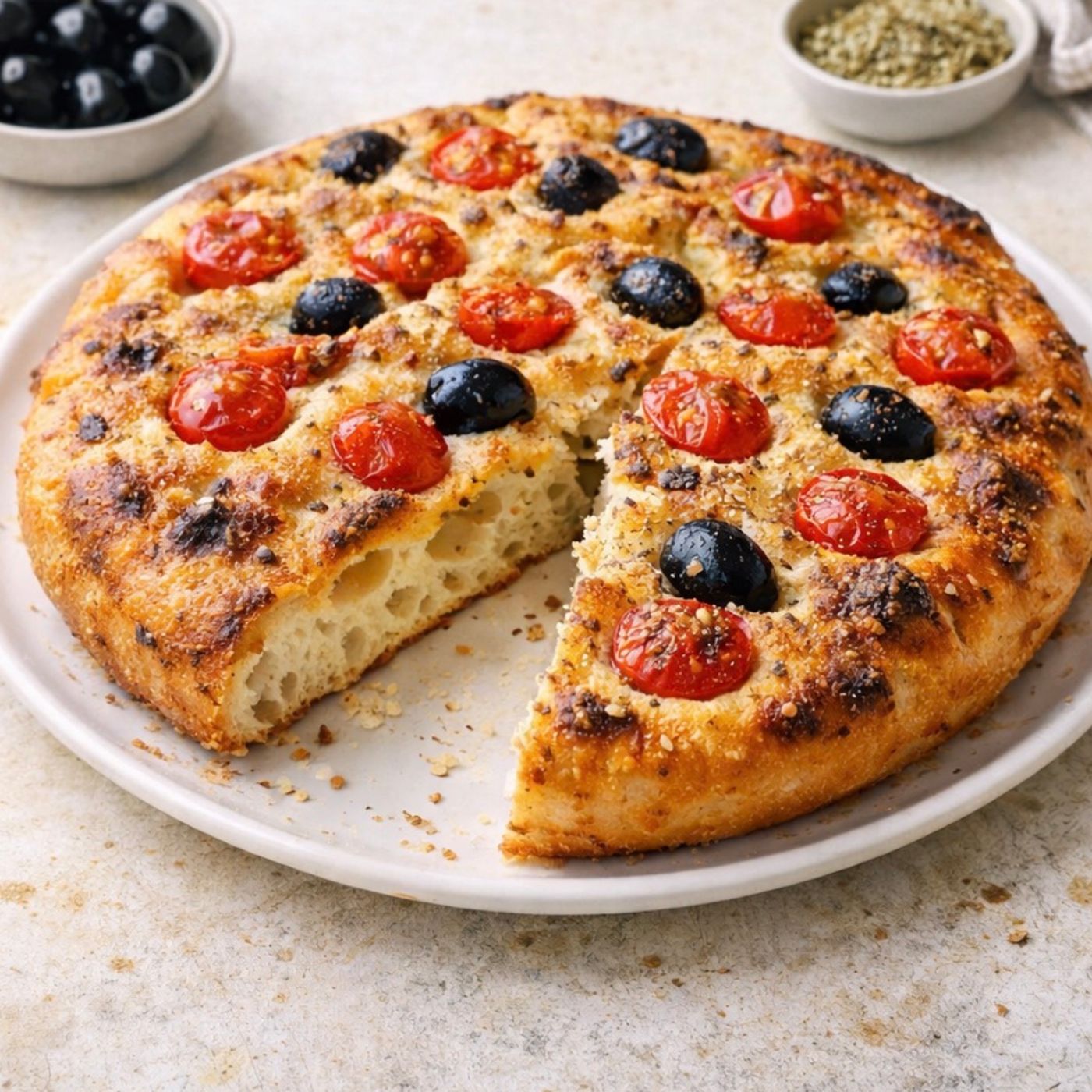 Focaccia barese con patate, come farla croccante fuori e morbida dentro. episode artwork