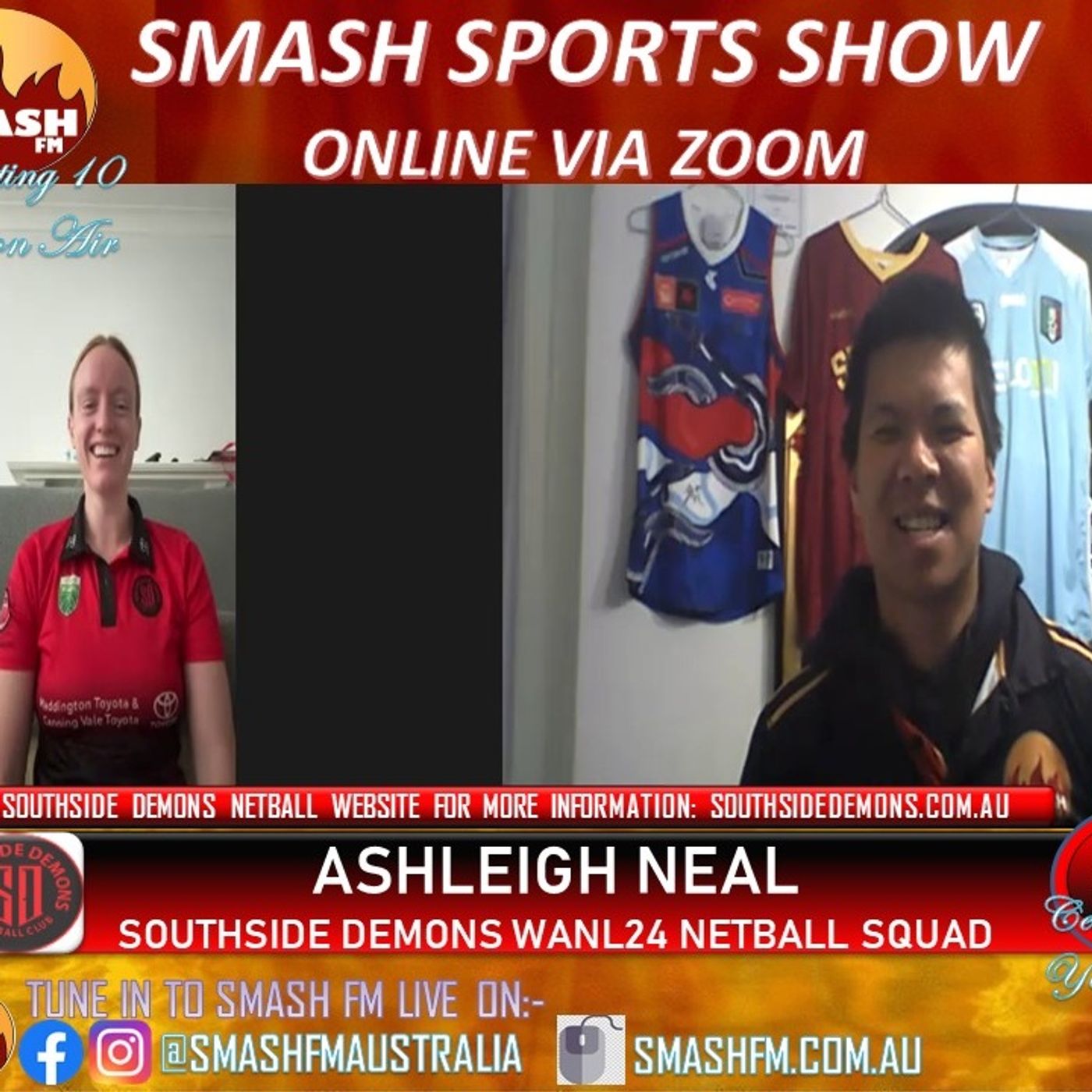 SSS10THYR: Southside Demons WANL24 Netball Interviews with Ash Neal 070424