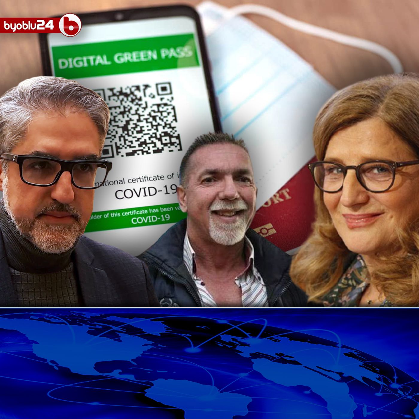 Proposta green pass: il dibattito su byoblu - Elena Carnevali, Pino Cabras e Massimiliano Toti episode artwork