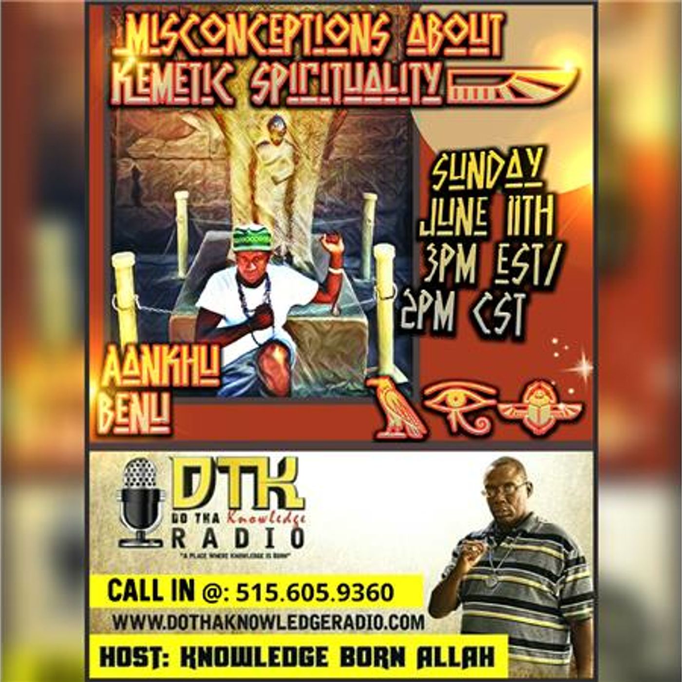 Aankhu Benu- Misconceptions about Kemetic Spirituality episode artwork