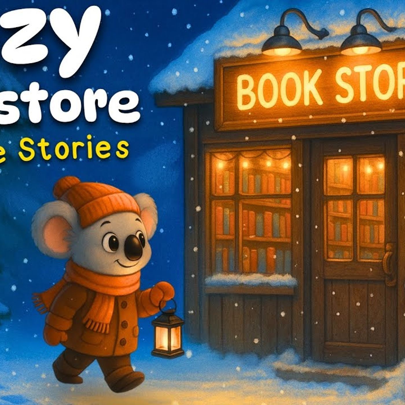 Cozy Bookstore Bedtime Stories 😴 Gentle, Sleepy & Safe for Kids 💤 🌙 - Koala Moon - Kids Bedtime Stories episode artwork
