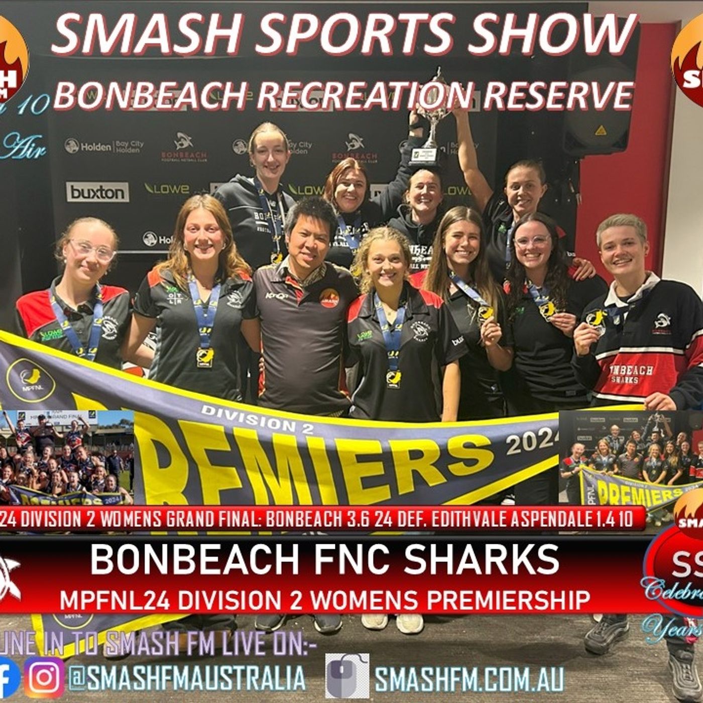 SSS10THYR: Bonbeach Sharks FNC MPFNL24 Womens Div 2 Premiership Interviews 190824