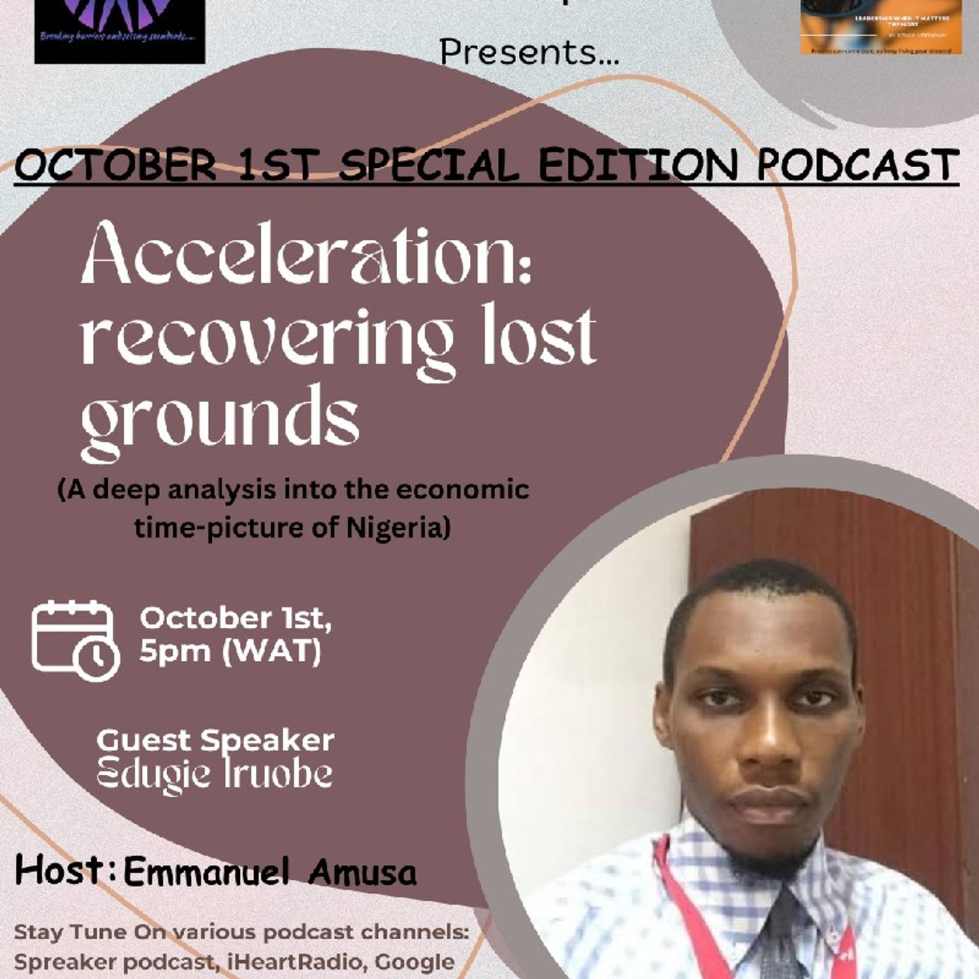 October 1st Special Edition Podcast with Edugie Iruobe episode artwork