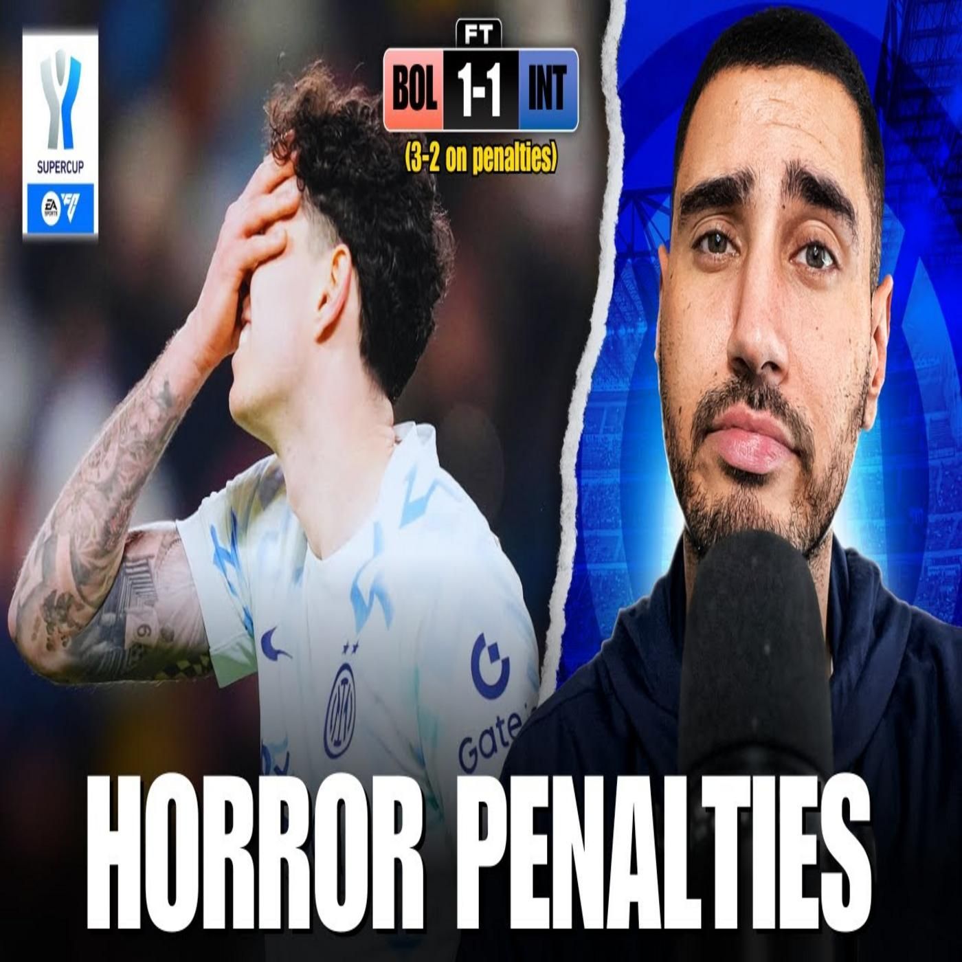 ANOTHER DISAPPOINTMENT IN 2025 (as usual) 🚨 | BOLOGNA 1 - 1 INTER Supercoppa Italiana Reaction episode artwork