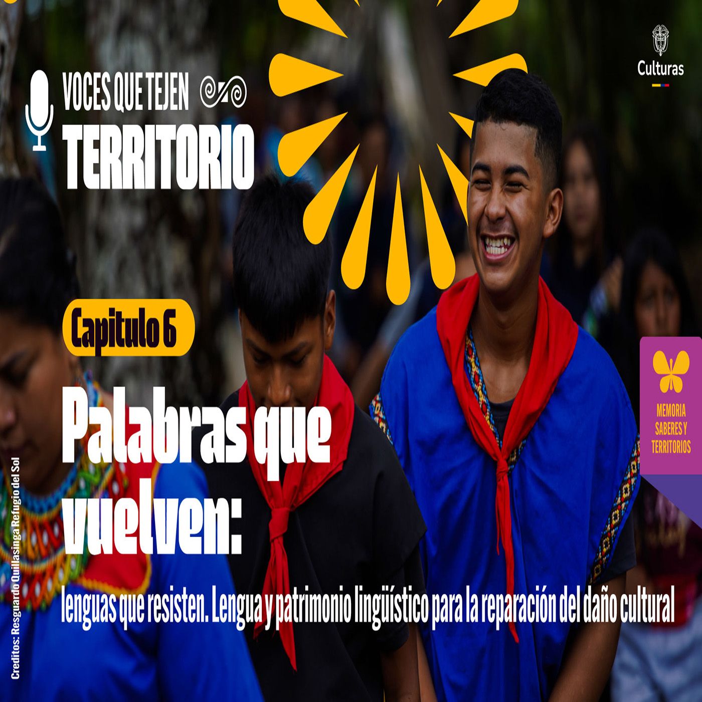 Palabras que vuelven: lenguas que resisten. Lengua y patrimonio lingüístico para la reparación del daño cultural episode artwork