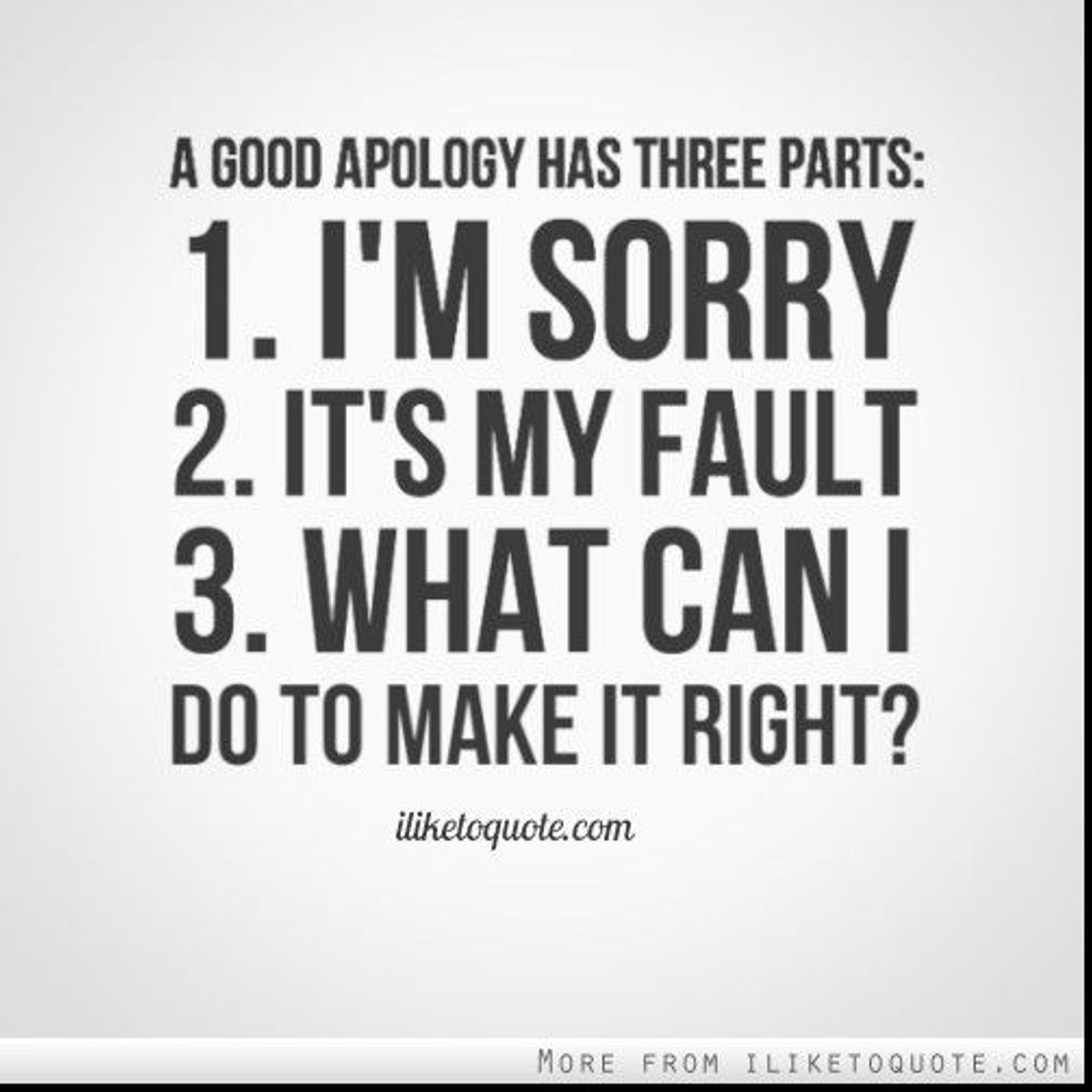 A Principle Apology