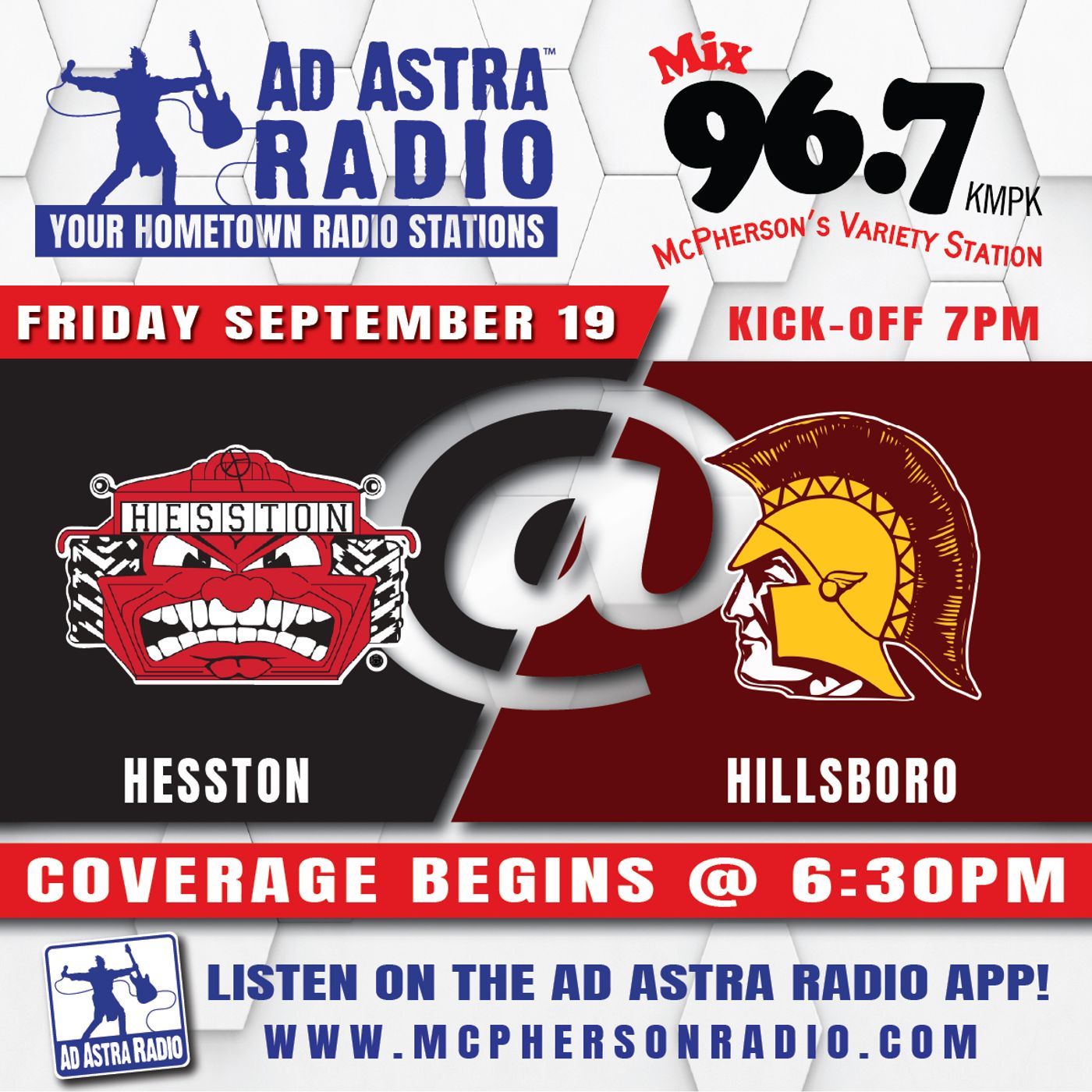 Hesston Swathers at Hillsboro Trojans Football (September 19, 2025) episode artwork