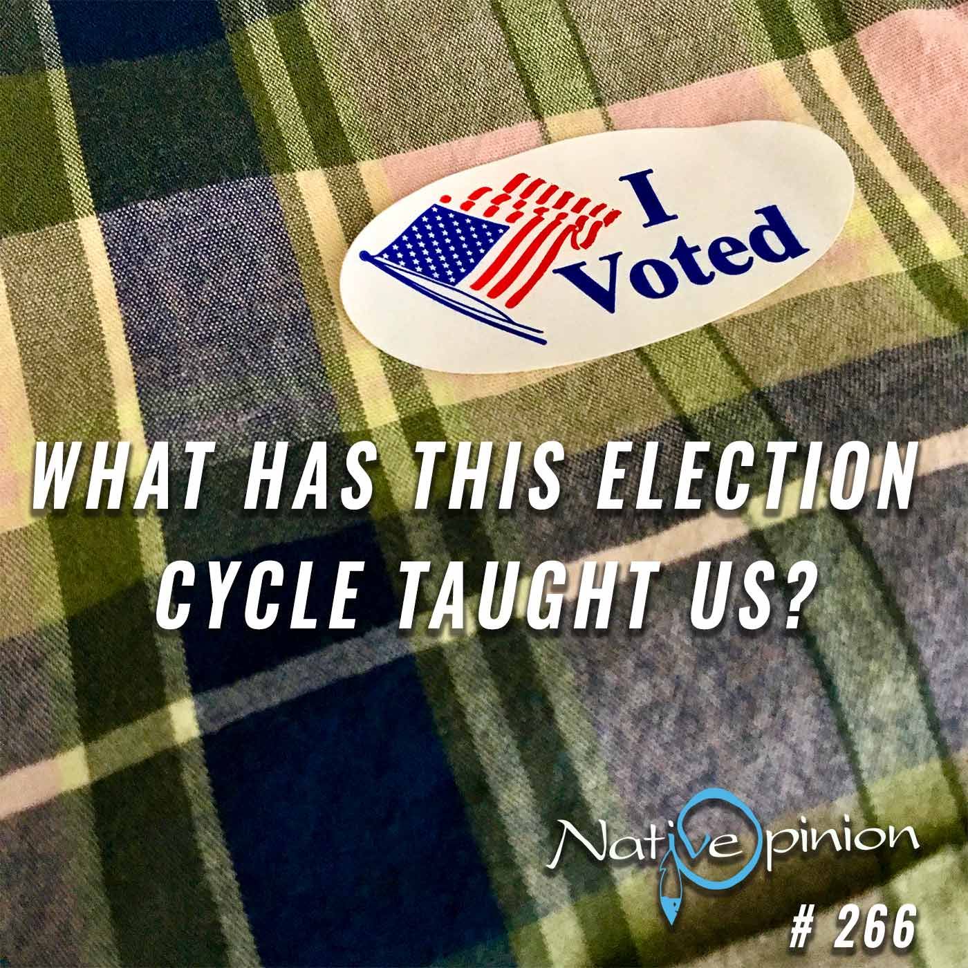 EPISODE  266  "What Has This Election Cycle Taught Us?" - podcast episode cover