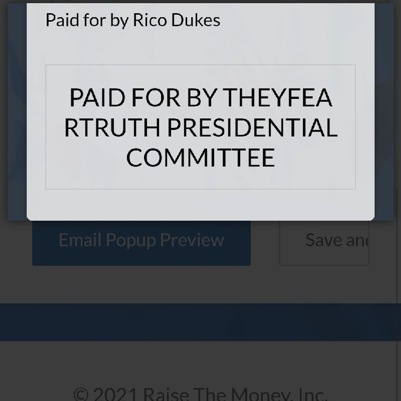 Rico Dukes Theyfeartruth Show