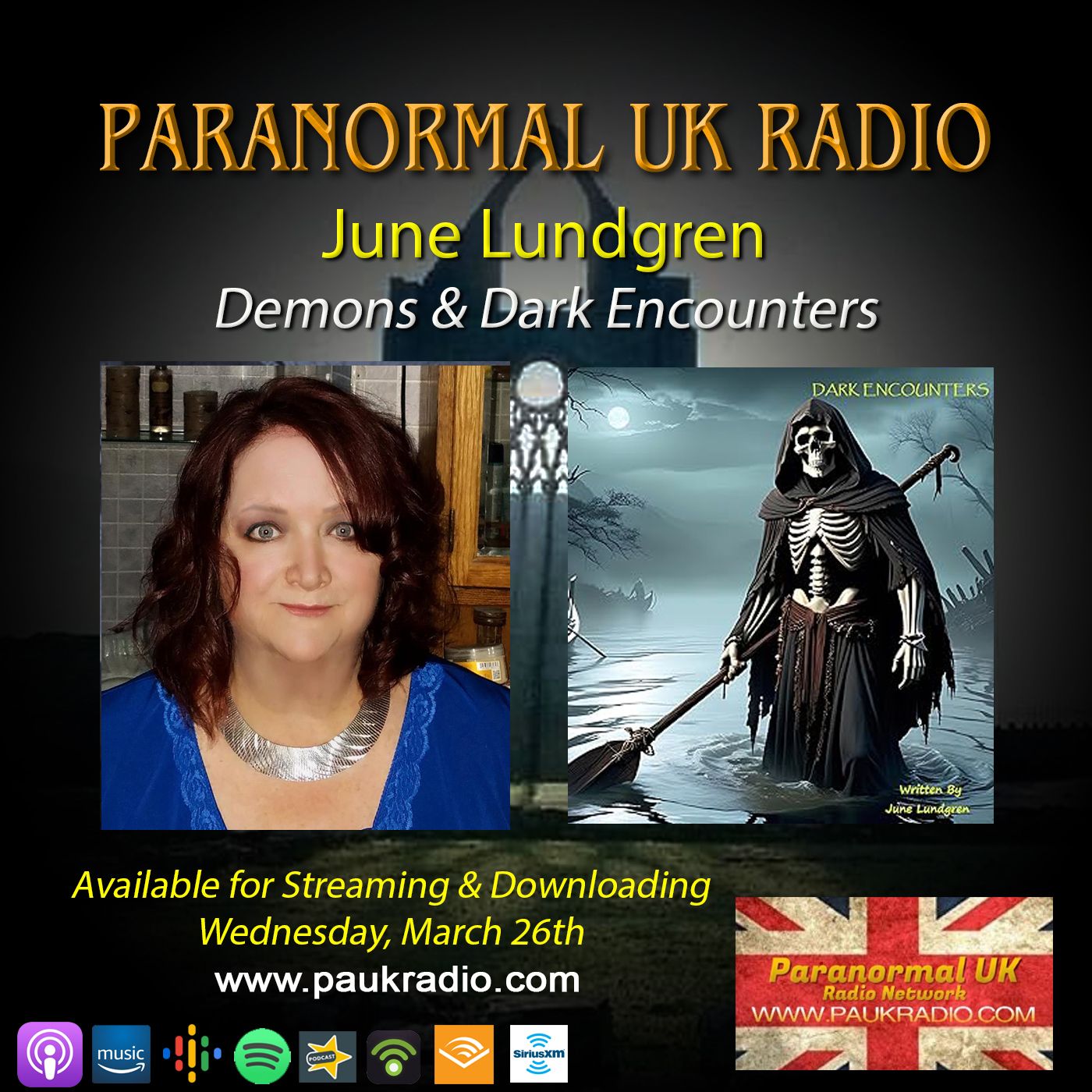 Paranormal UK Radio Show - June Lundgren - Demon Seeker