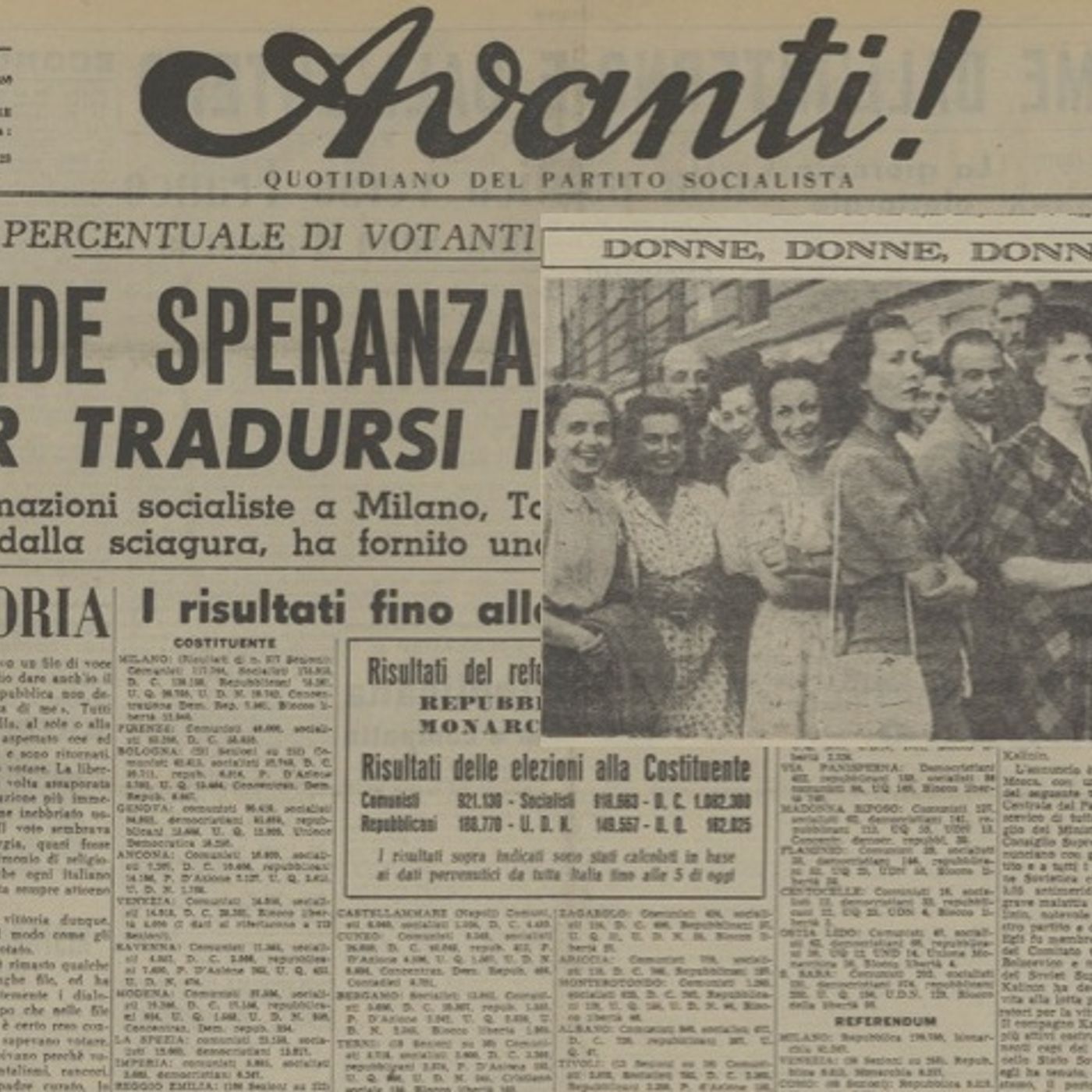 Il voto alle donne