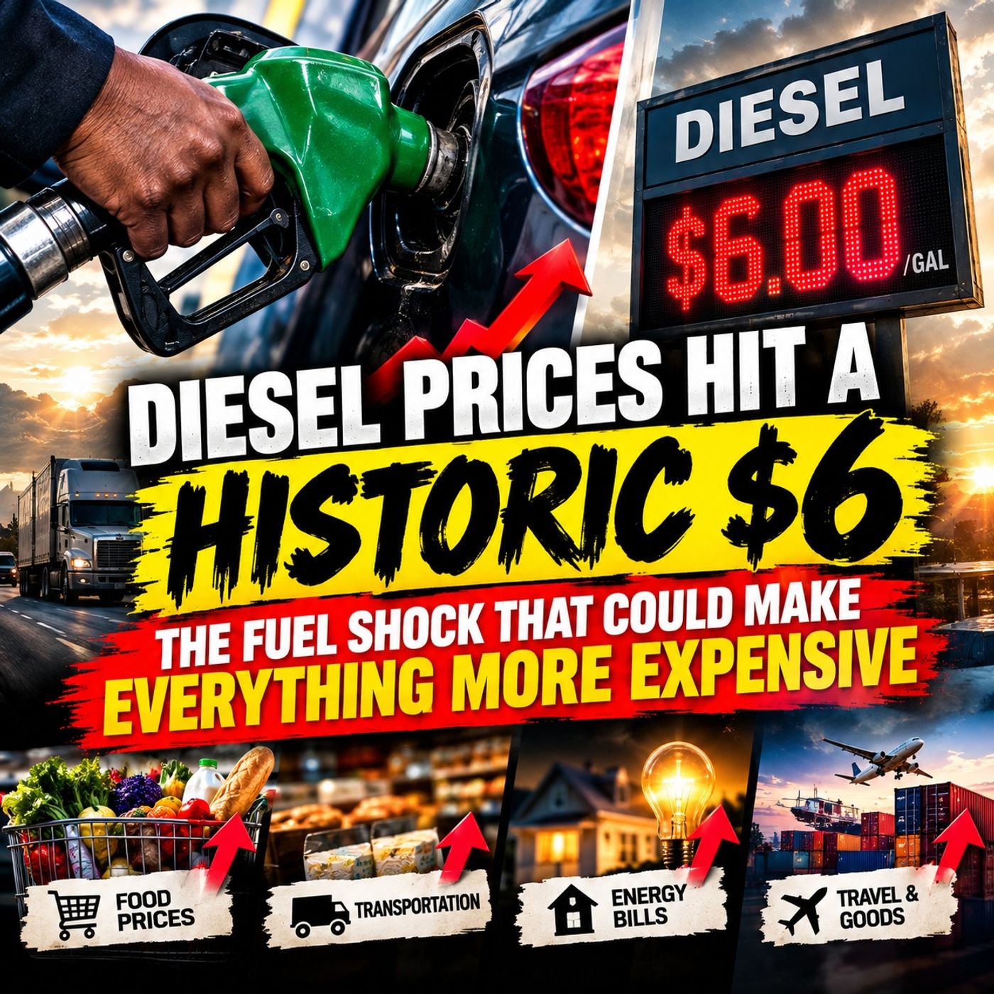 Diesel Prices Hit a Historic $6 The Fuel Shock That Could Make Everything More Expensive episode artwork