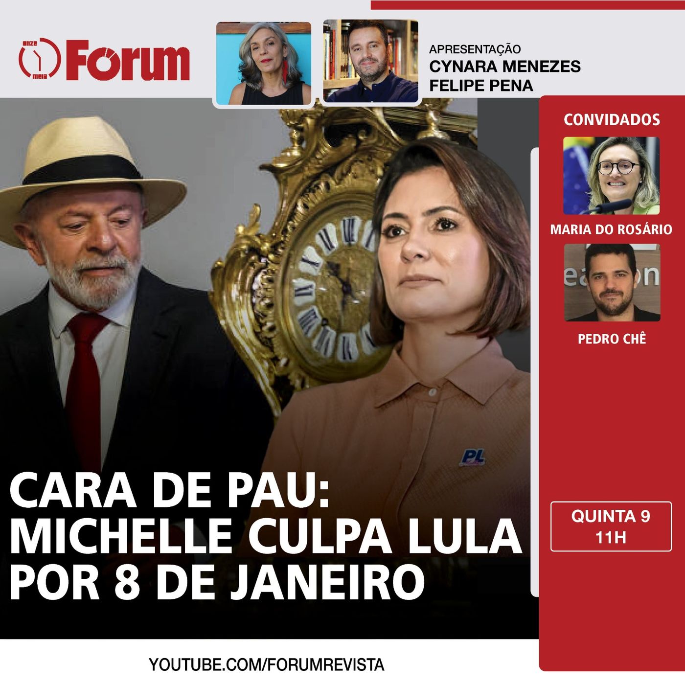 Michelle acusa Lula por tentativa de golpe | Lula errou em falar "amante da democracia"? | 09.01.25 episode artwork