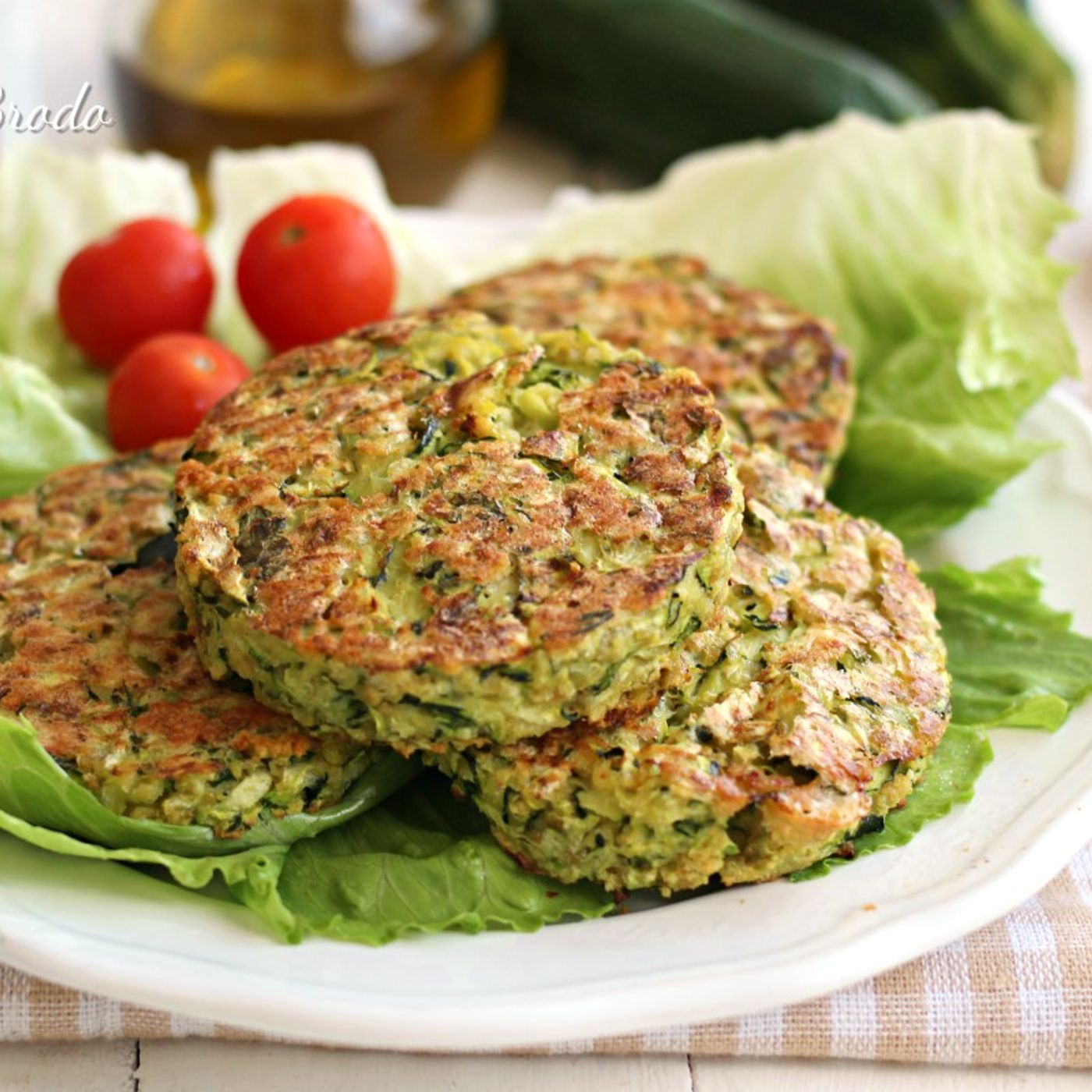 Hamburger di zucchine al forno "ricetta secondo vegetariano facile" episode artwork