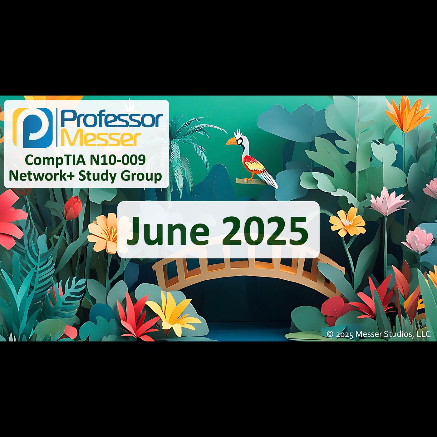 Professor Messer's N10-009 Network+ Study Group After Show - June 2025