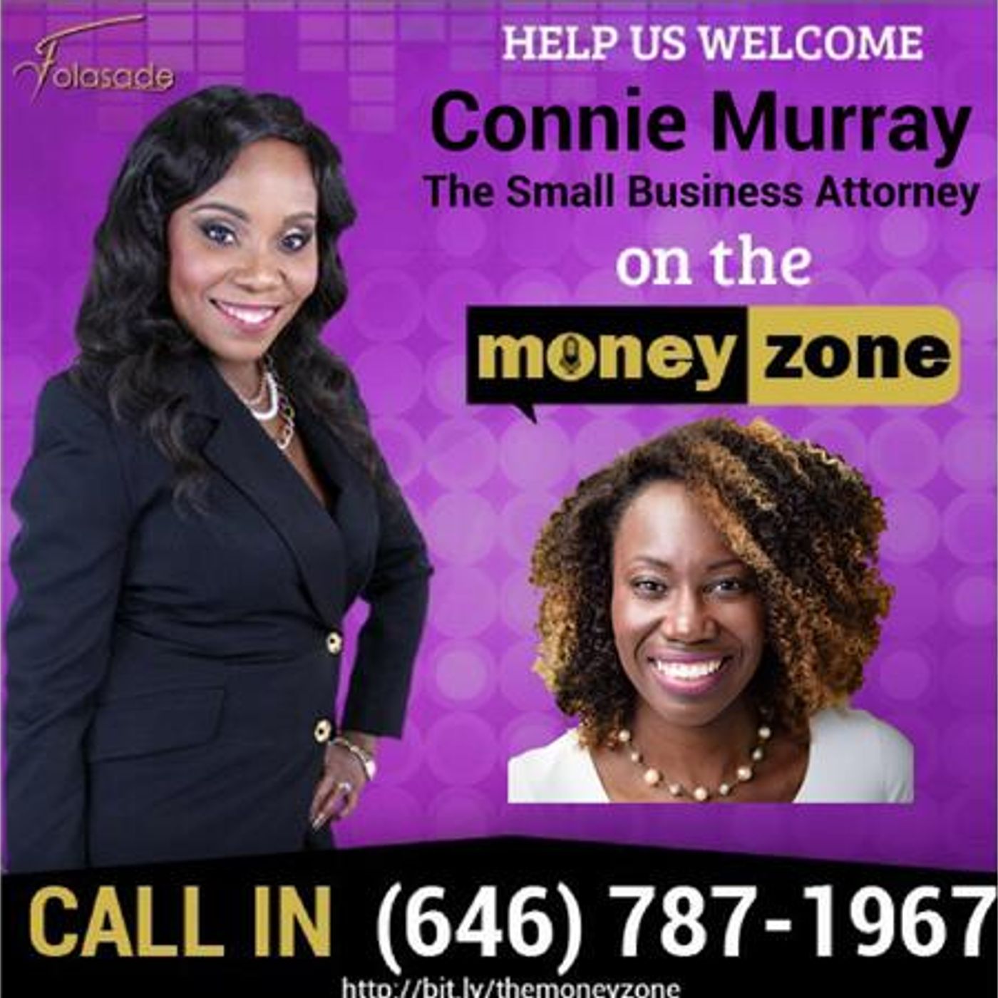 Episode #36 The Money Zone with Folasade and with guest Miss Connie Murray episode artwork