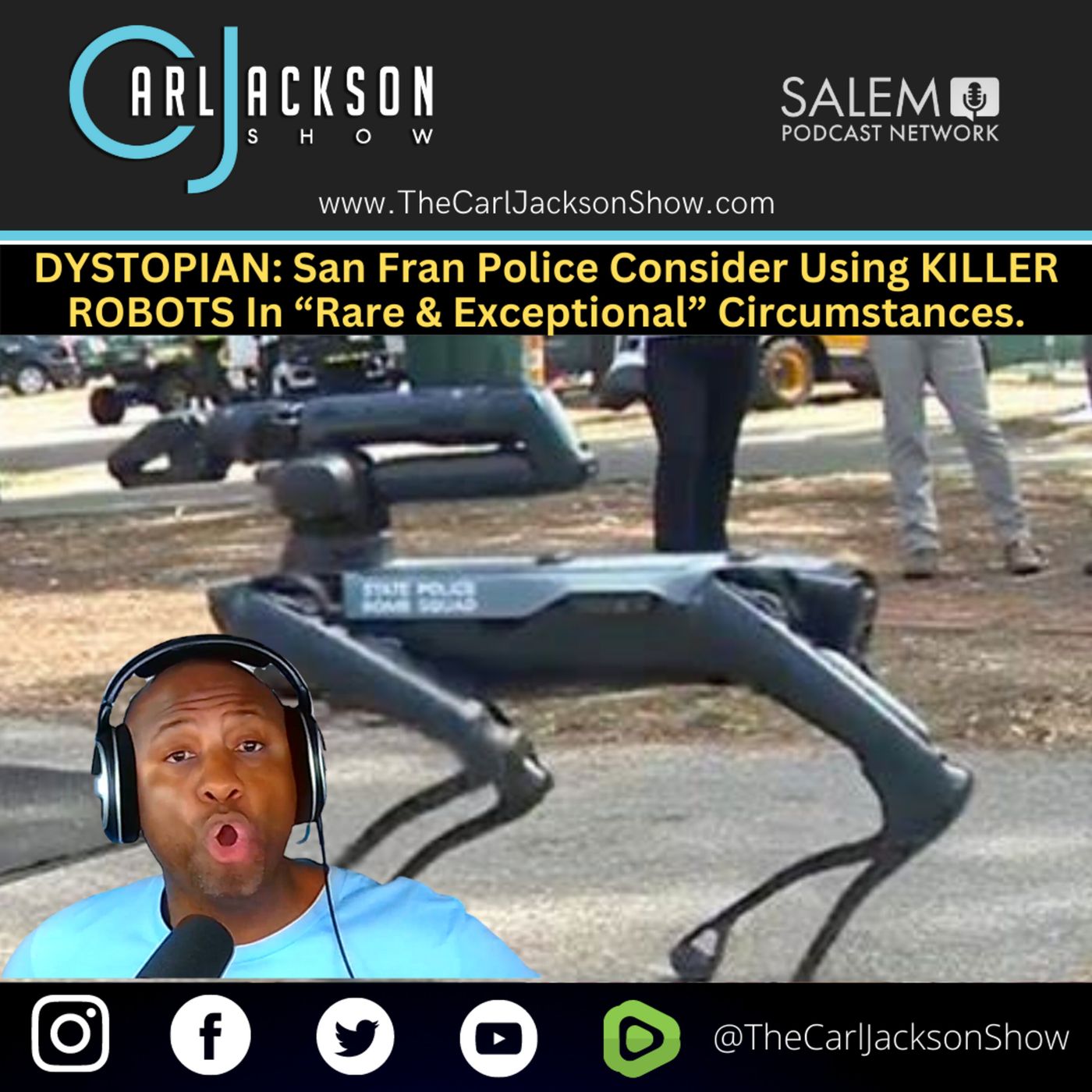 DYSTOPIAN: San Fran Police Consider Using KILLER ROBOTS In “Rare & Exceptional” Circumstances