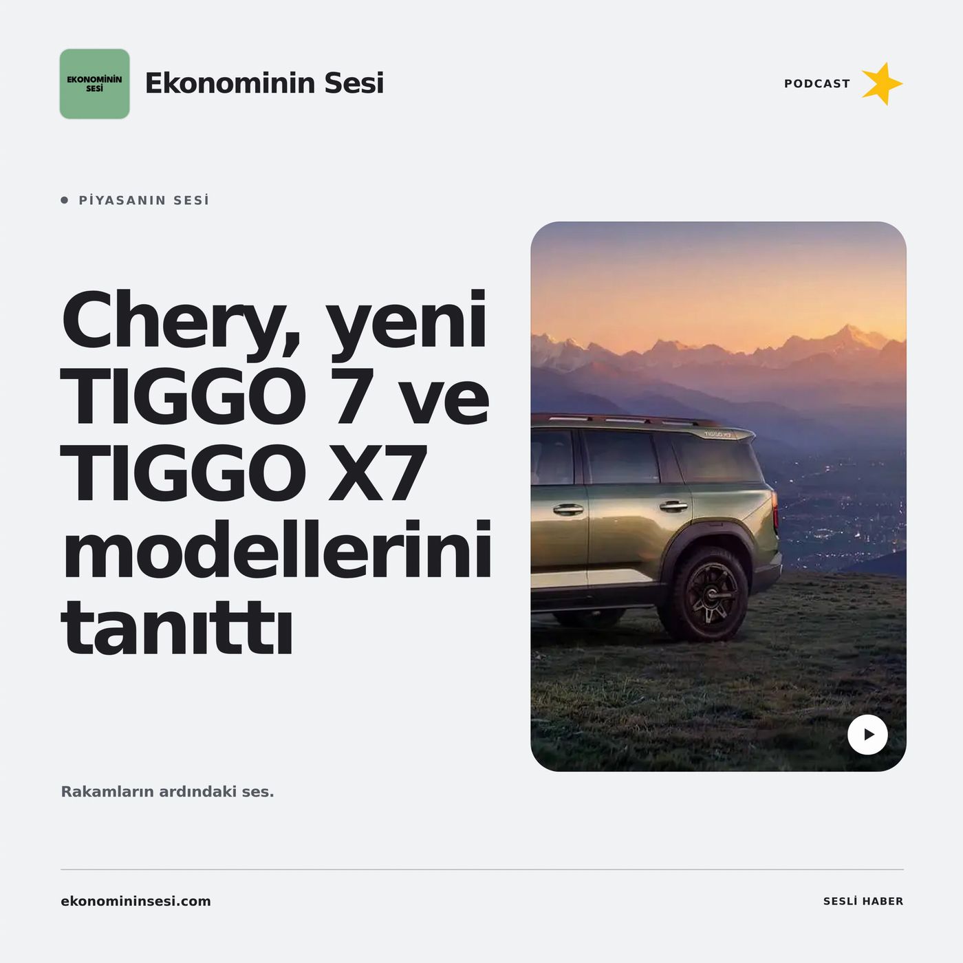 Chery, yeni TIGGO 7 ve TIGGO X7 modellerini tanıttı