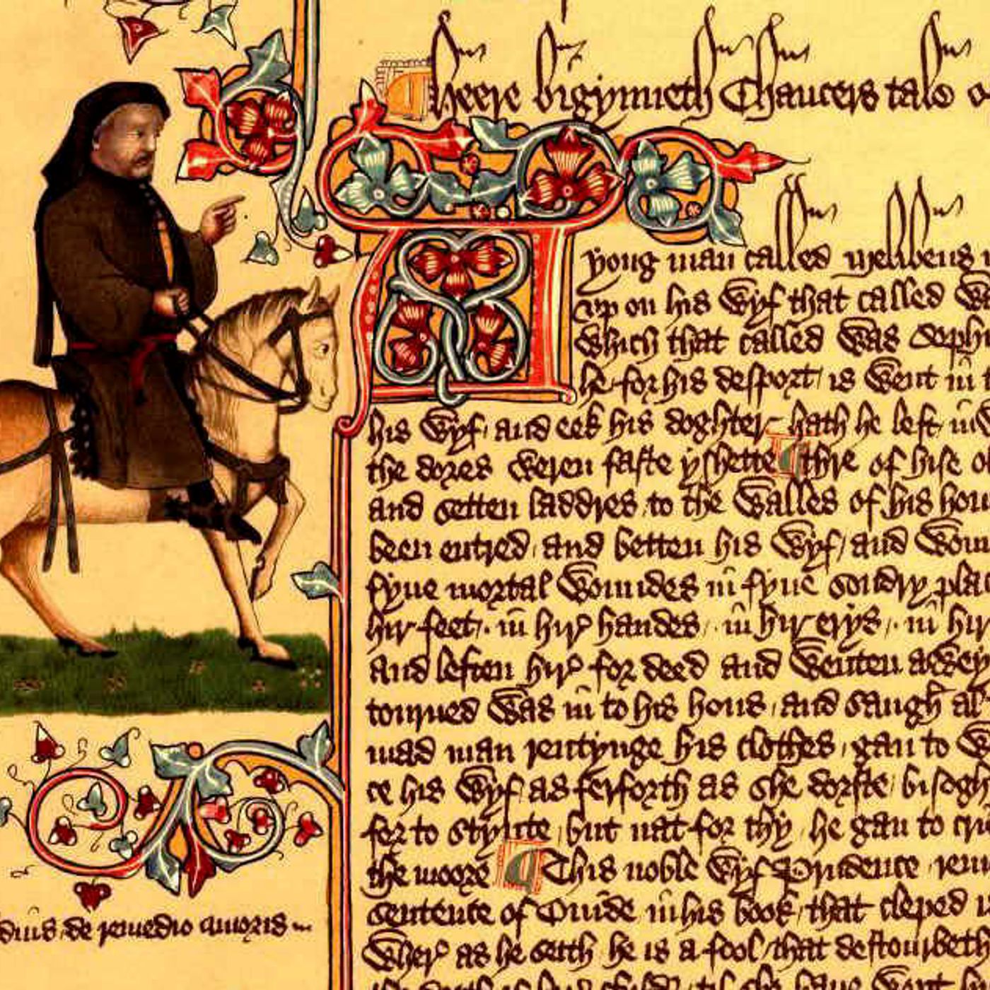 Geoffrey Chaucer and The Canterbury Tales episode artwork