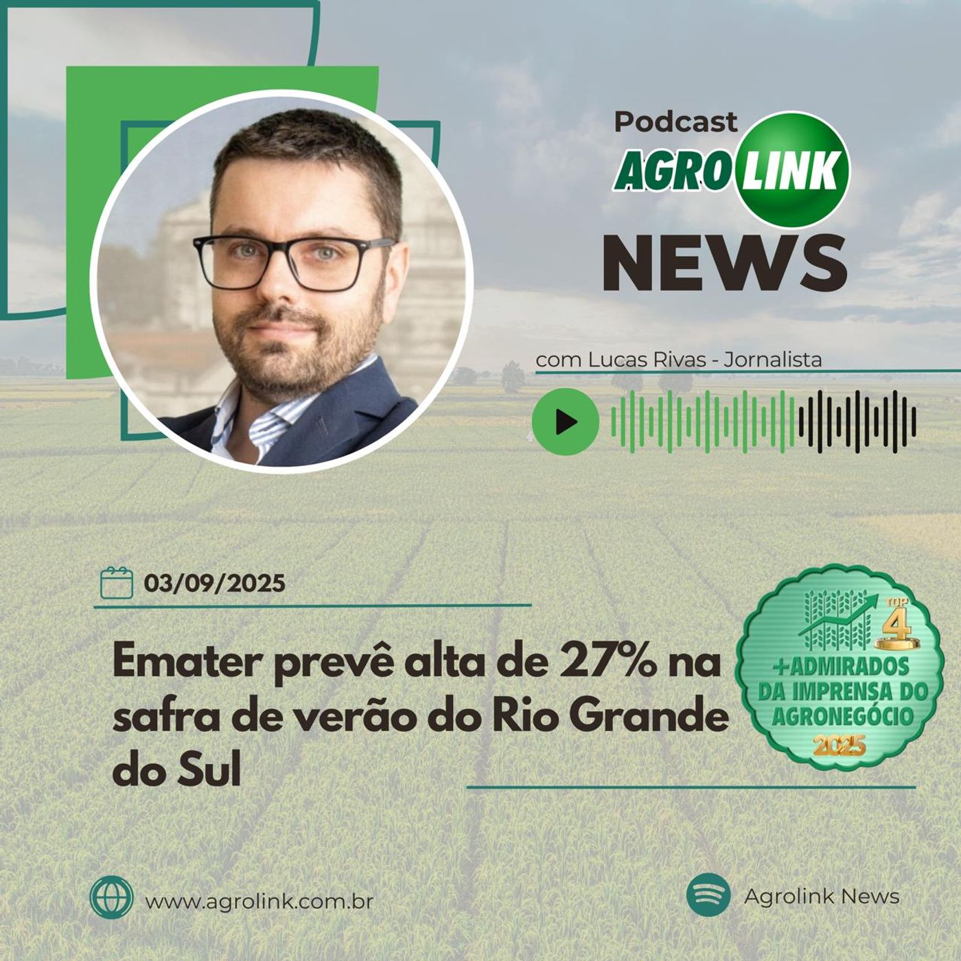 Agronegócio responde por 40% do PIB do Rio Grande do Sul episode artwork