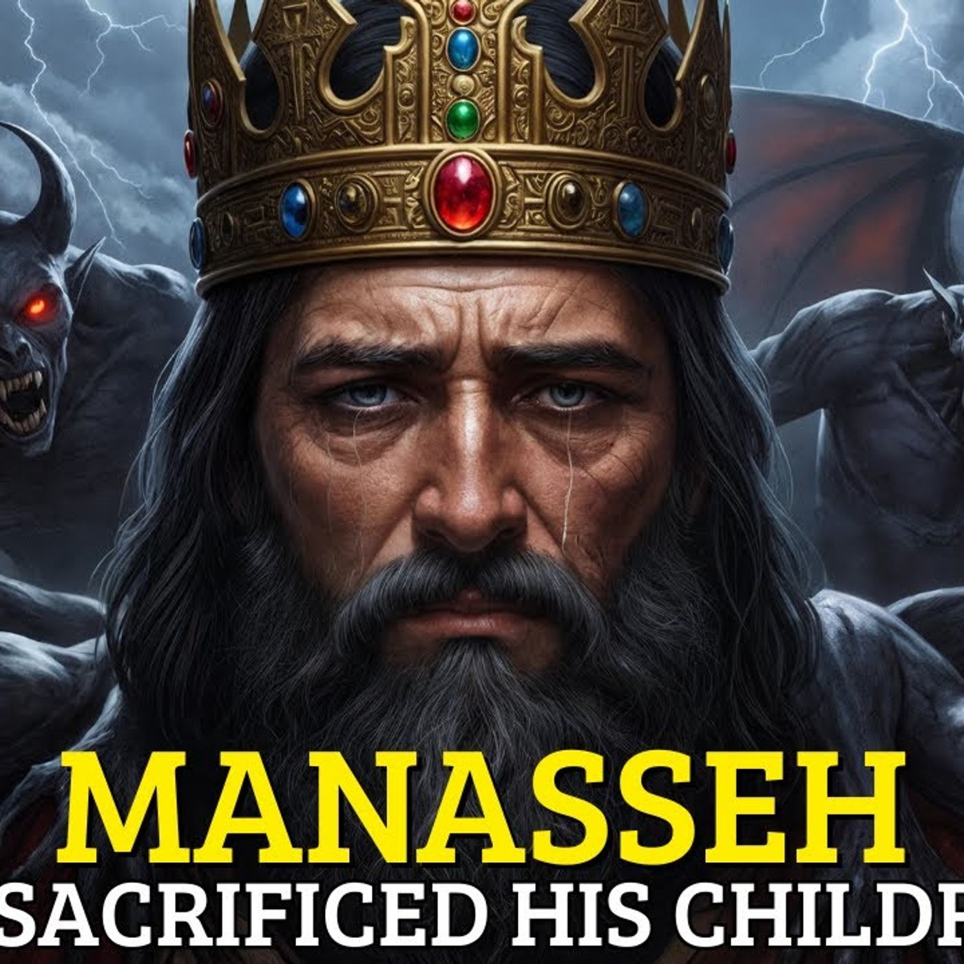 Manasseh - The Evil King Who Killed the Prophet Isaiah and Sacrificed His Own Children episode artwork