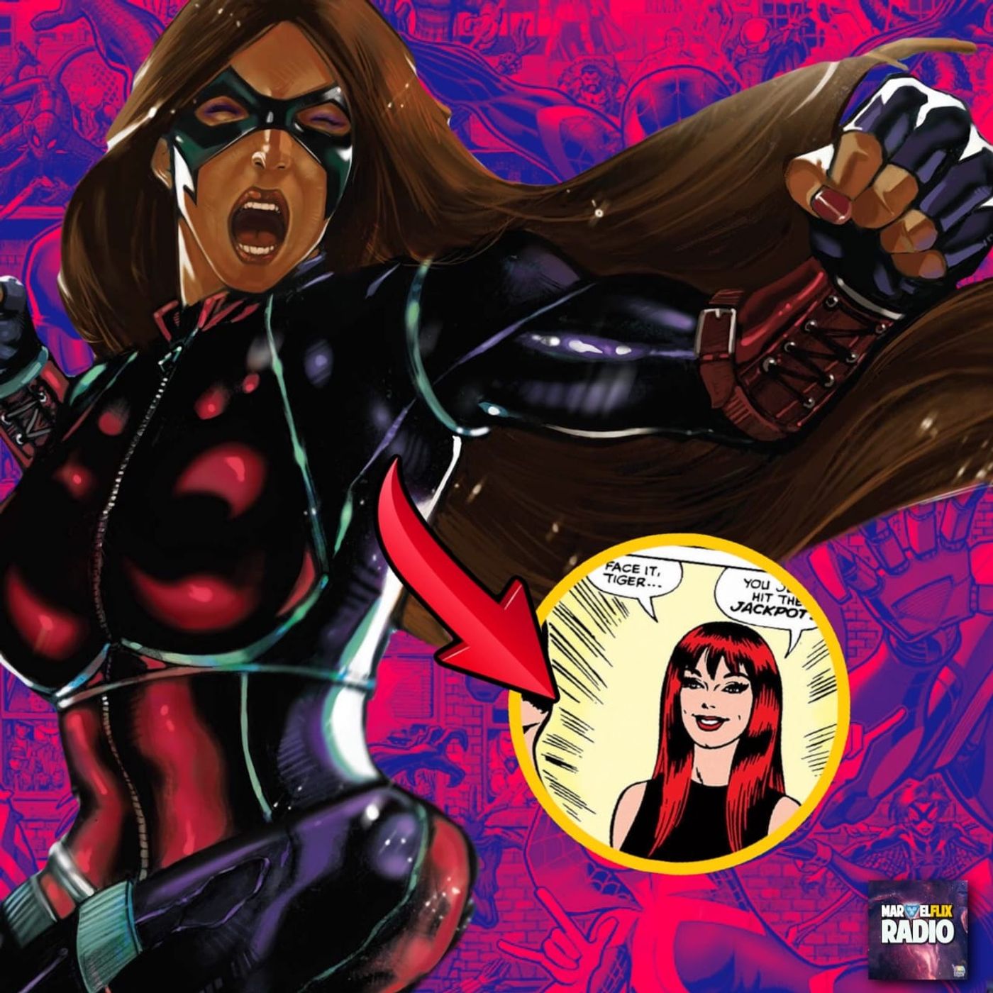 Marvelflix T2-P23 - ¿Jackpot será Mary Jane? Juegos Marvel y trilogía New Mutants episode artwork