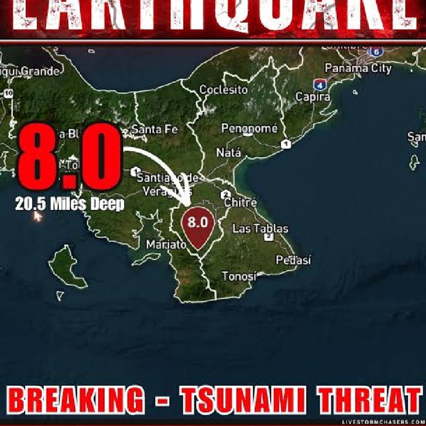 8.0 Earthquake In, Panamá episode artwork