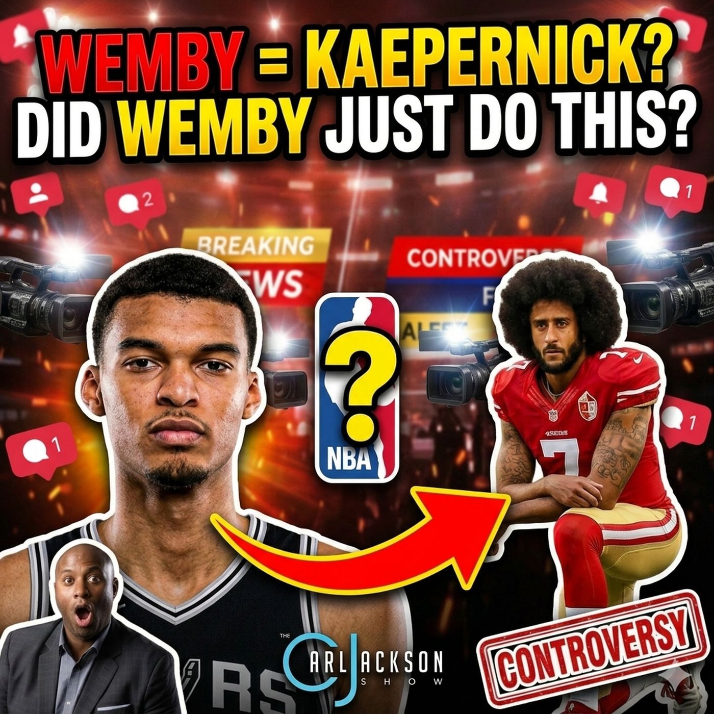 Did “WEMBY” Just Colin Kaepernick the NBA?