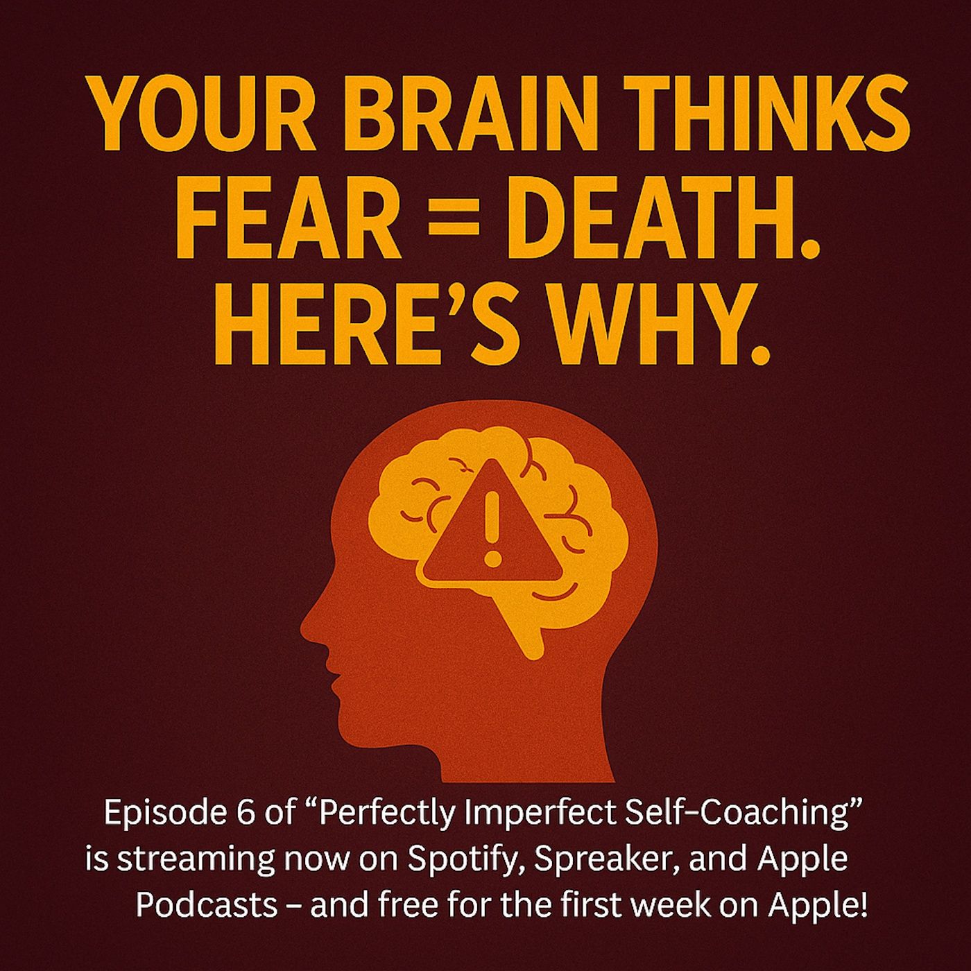 Why does failure feel like a threat to survival? Because… your brain thinks it is episode artwork